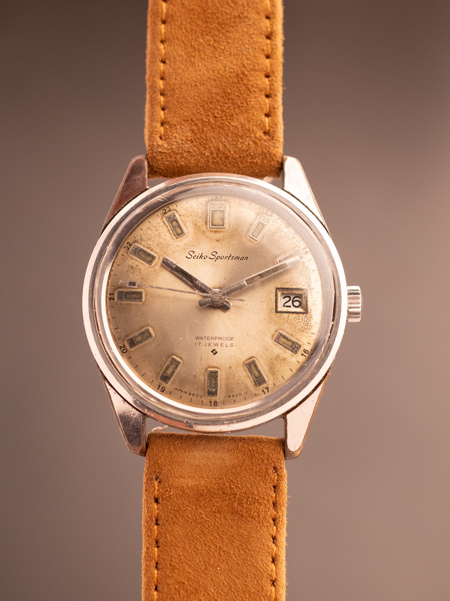 Seiko Sportsman JDM 894976 (Ref. 6602-9982) (36mm; Manual) (Very Rare)
