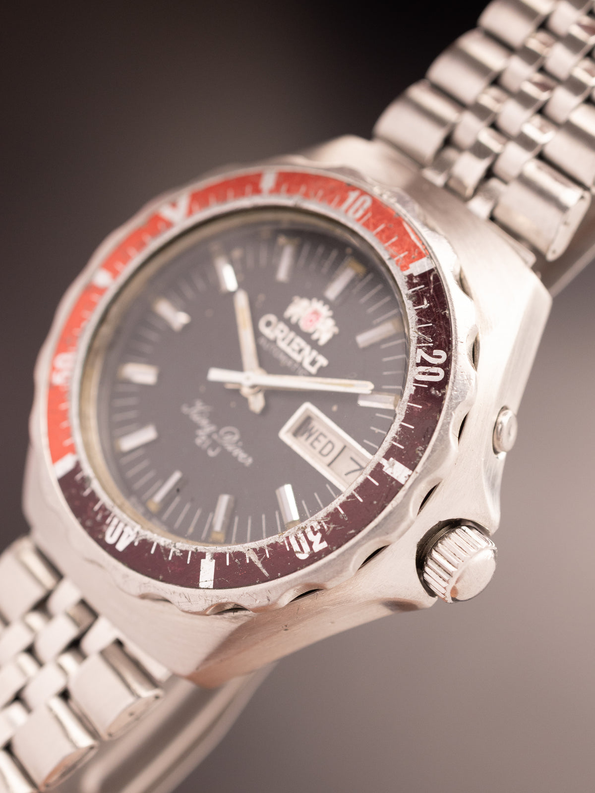 Orient King Diver Root Beer 21 Jewels Kanji Font (Ref. 0S469C468) (40mm; Automatic) ( Ultra Rare)