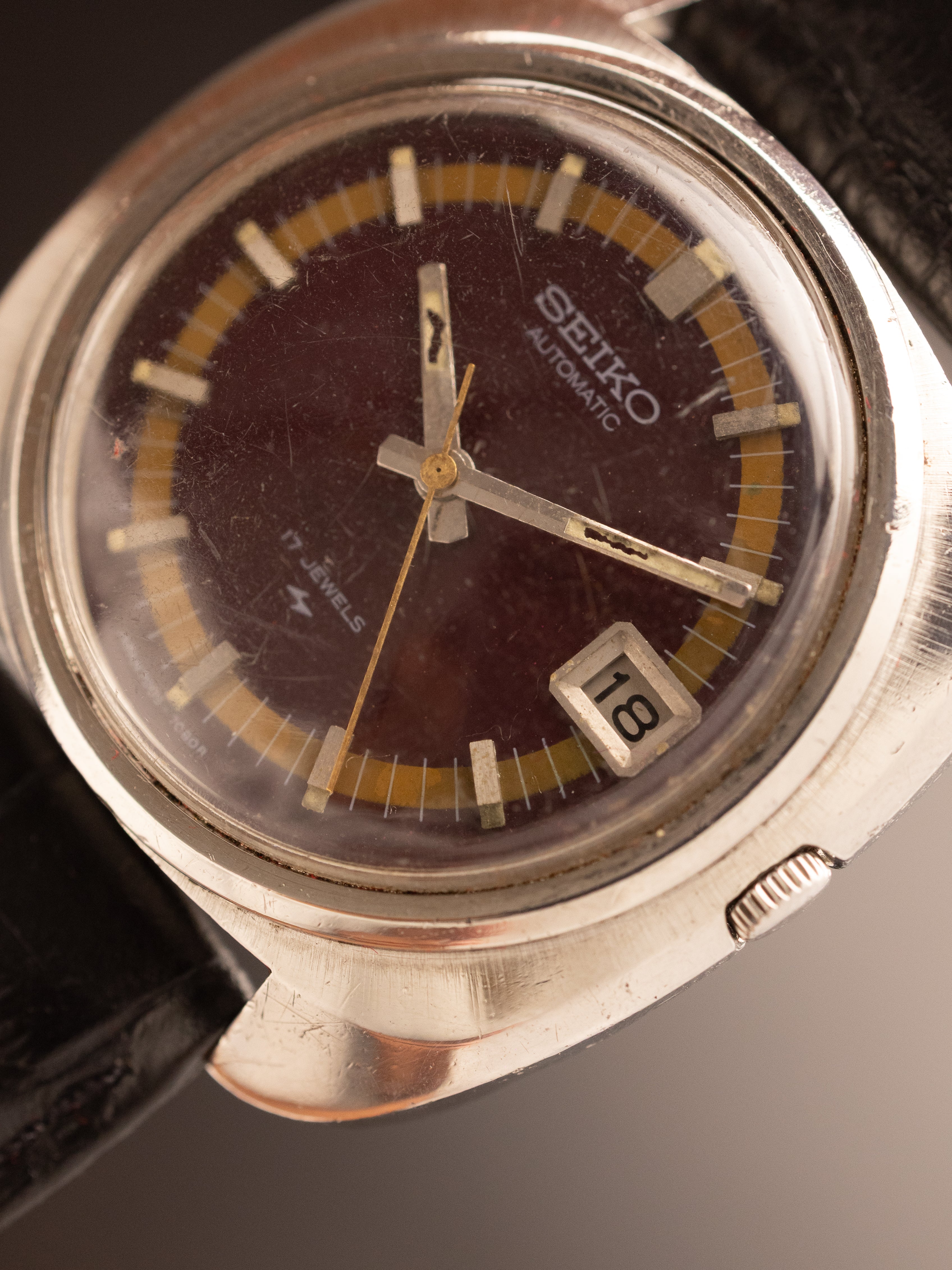 Seiko JDM Maroon 532478 (Ref. 7005-7080) (38mm; Automatic) (Rare