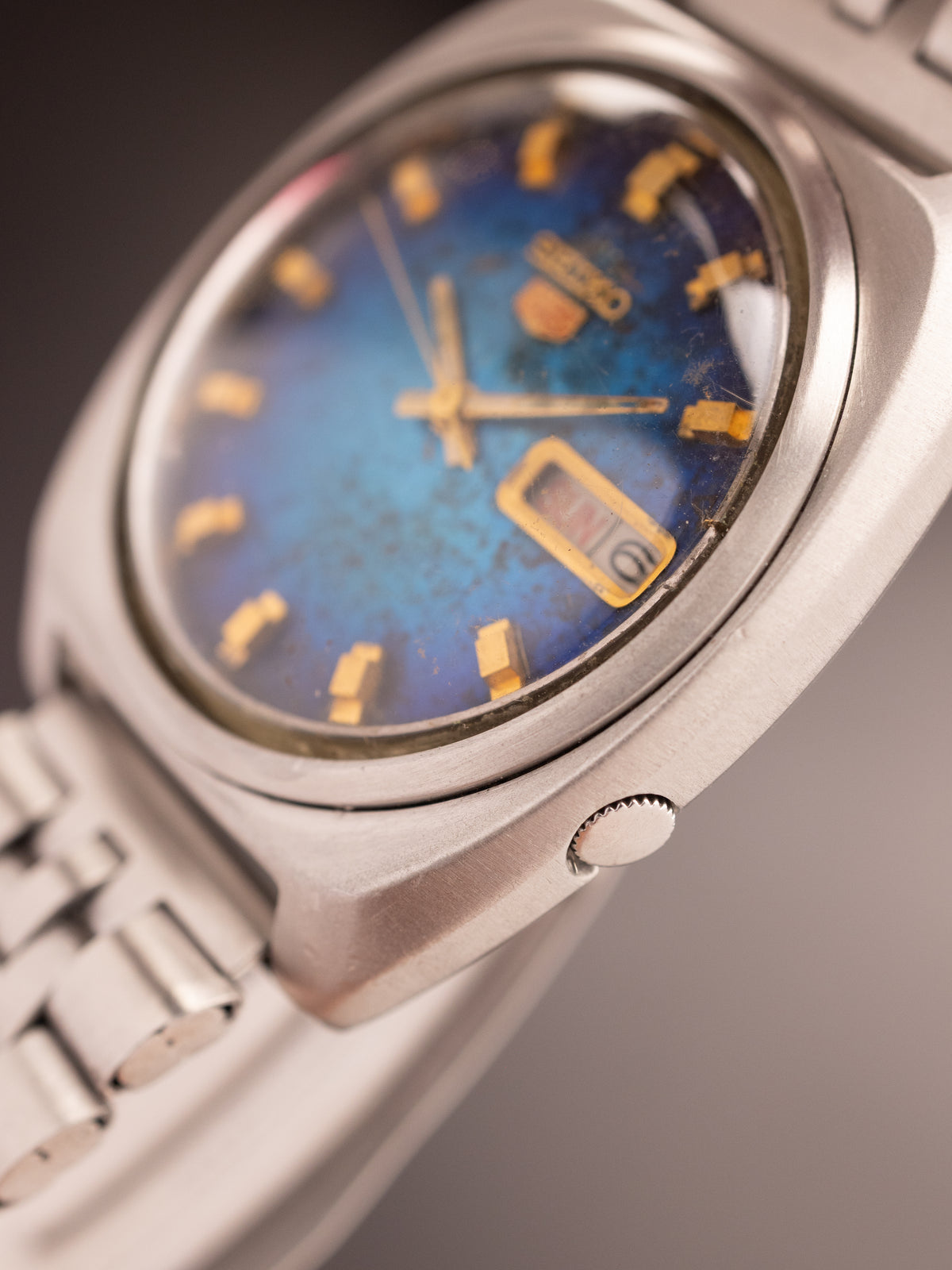 Seiko 5 JDM Sparkle Finish Textured 804116 (Ref. 7009-8100) (37mm; Automatic) (Super Rare)