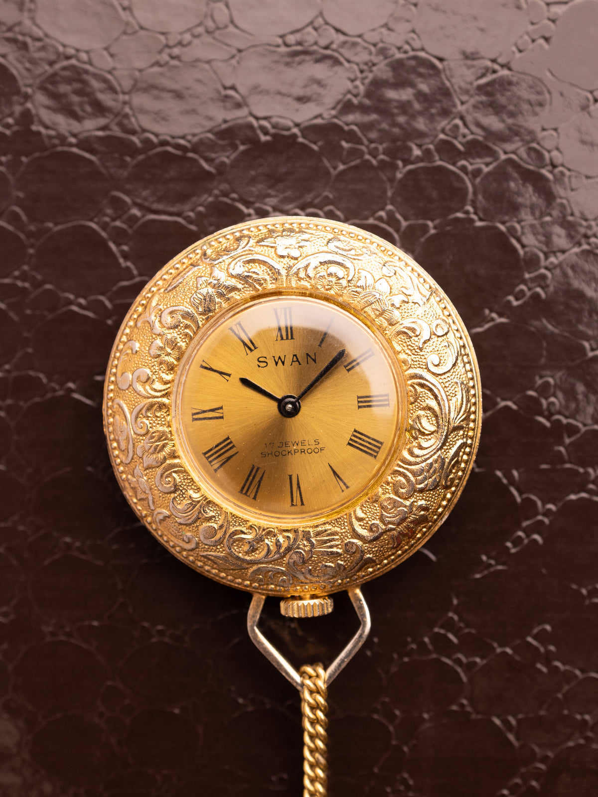 Swan Pendant Watch Gold (Ref. Unknown) (34mm; Manual)
