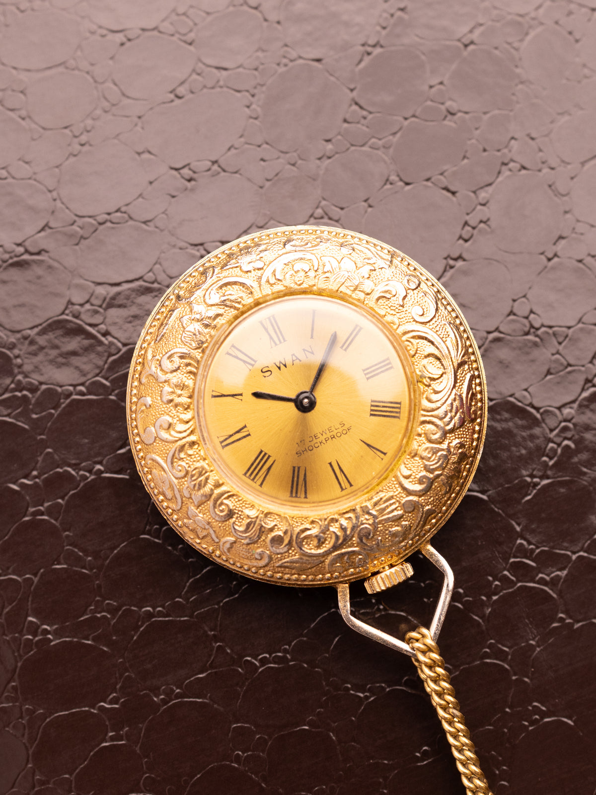 Swan Pendant Watch Gold (Ref. Unknown) (34mm; Manual)