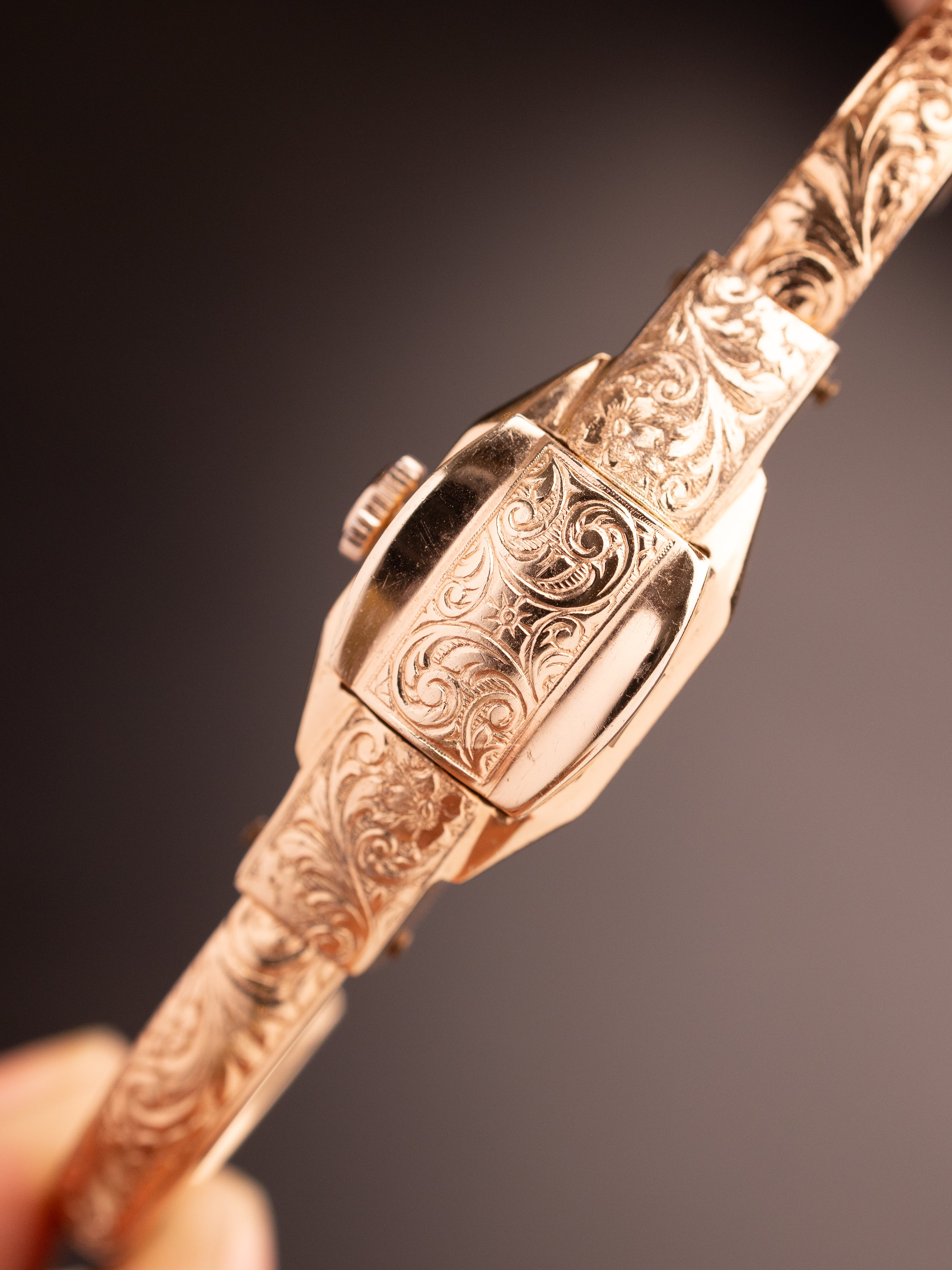 Larex Gold Bangle (Ref. Unknown) (15mm; Manual)