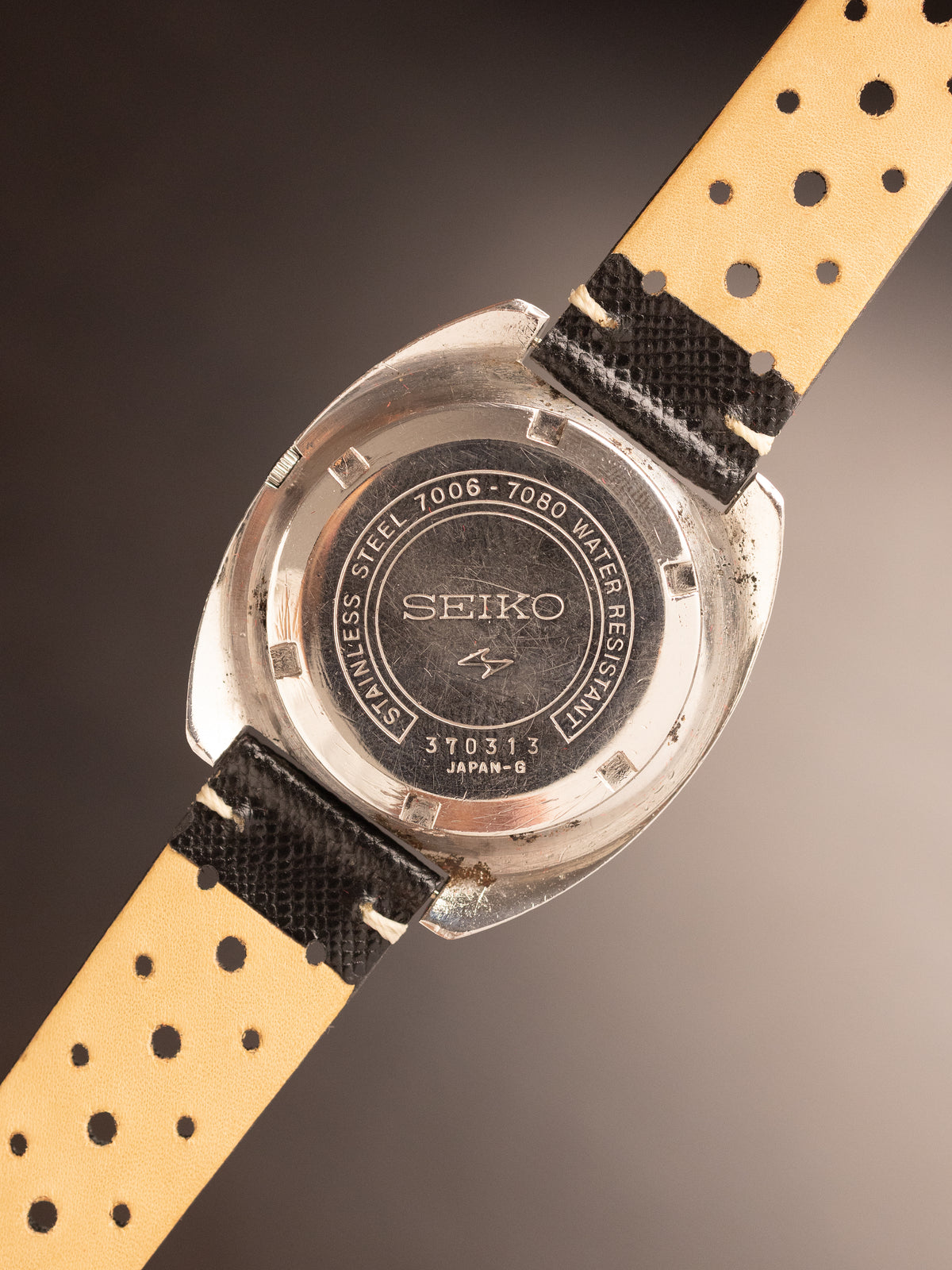 Seiko HI Beat 19 Jewels Racing 370313 (Ref. 7006-7080) (39mm; Automatic)