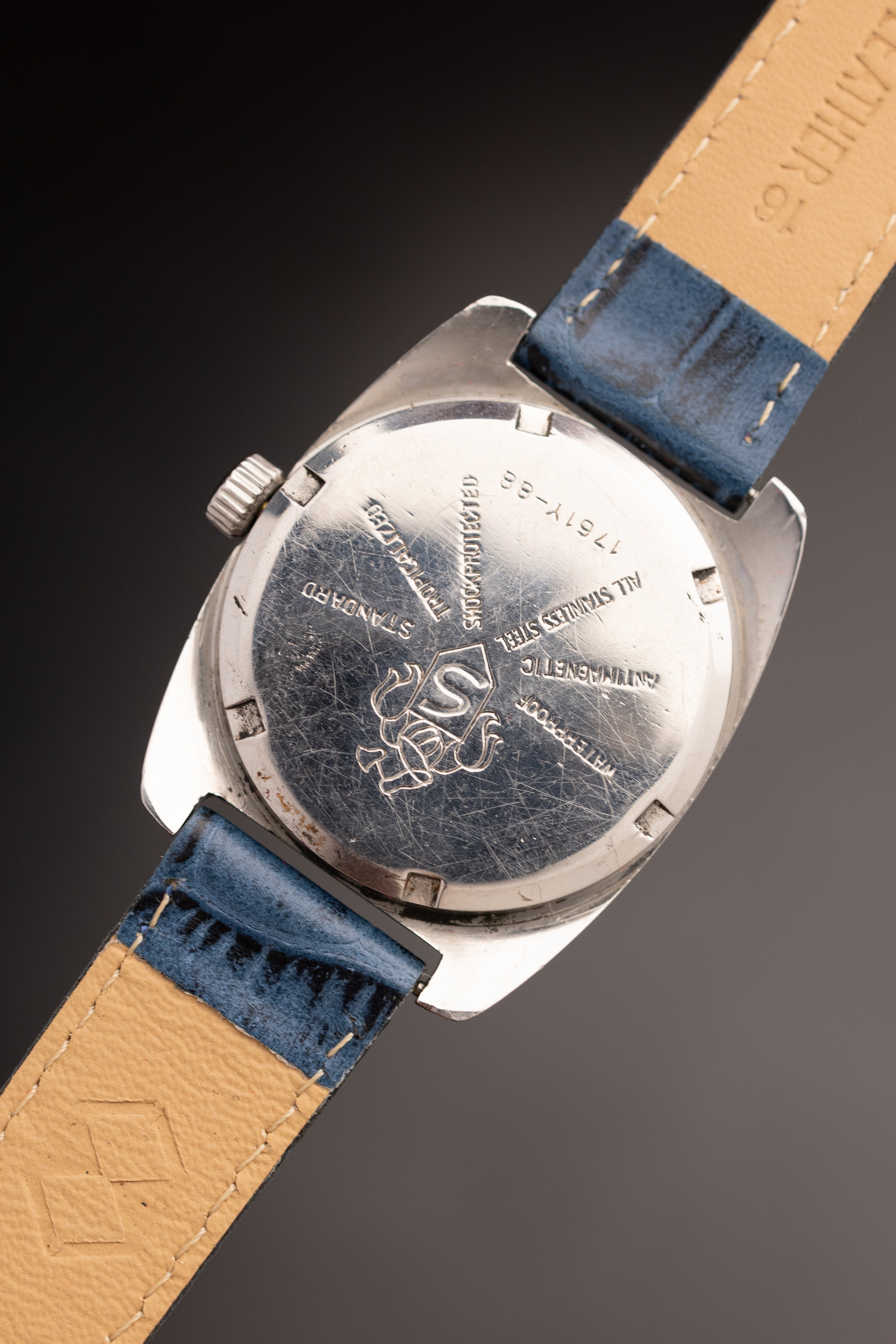 Henri Sandoz & Fils Blue (Ref. 1761Y-88) (32mm; Manual) (Rare)
