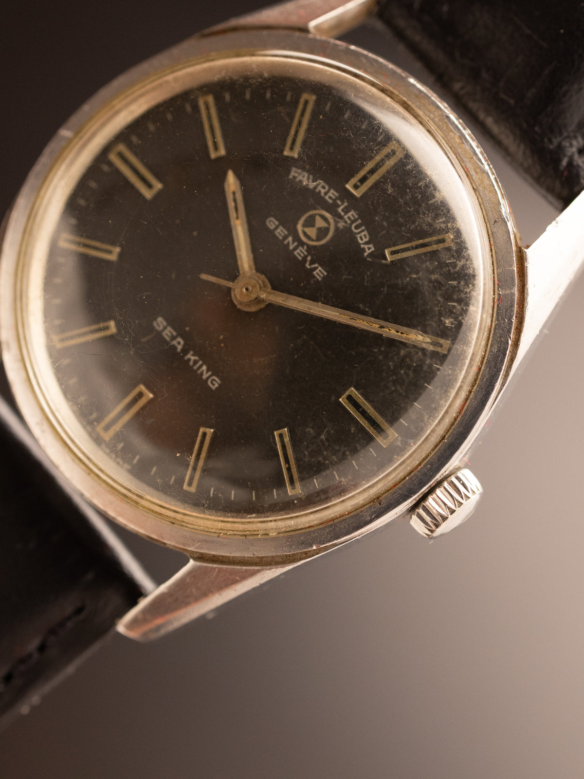 Favre Leuba Sea King 3D Dial (Ref. 61093 T) (30mm; Manual) (Super Rare)