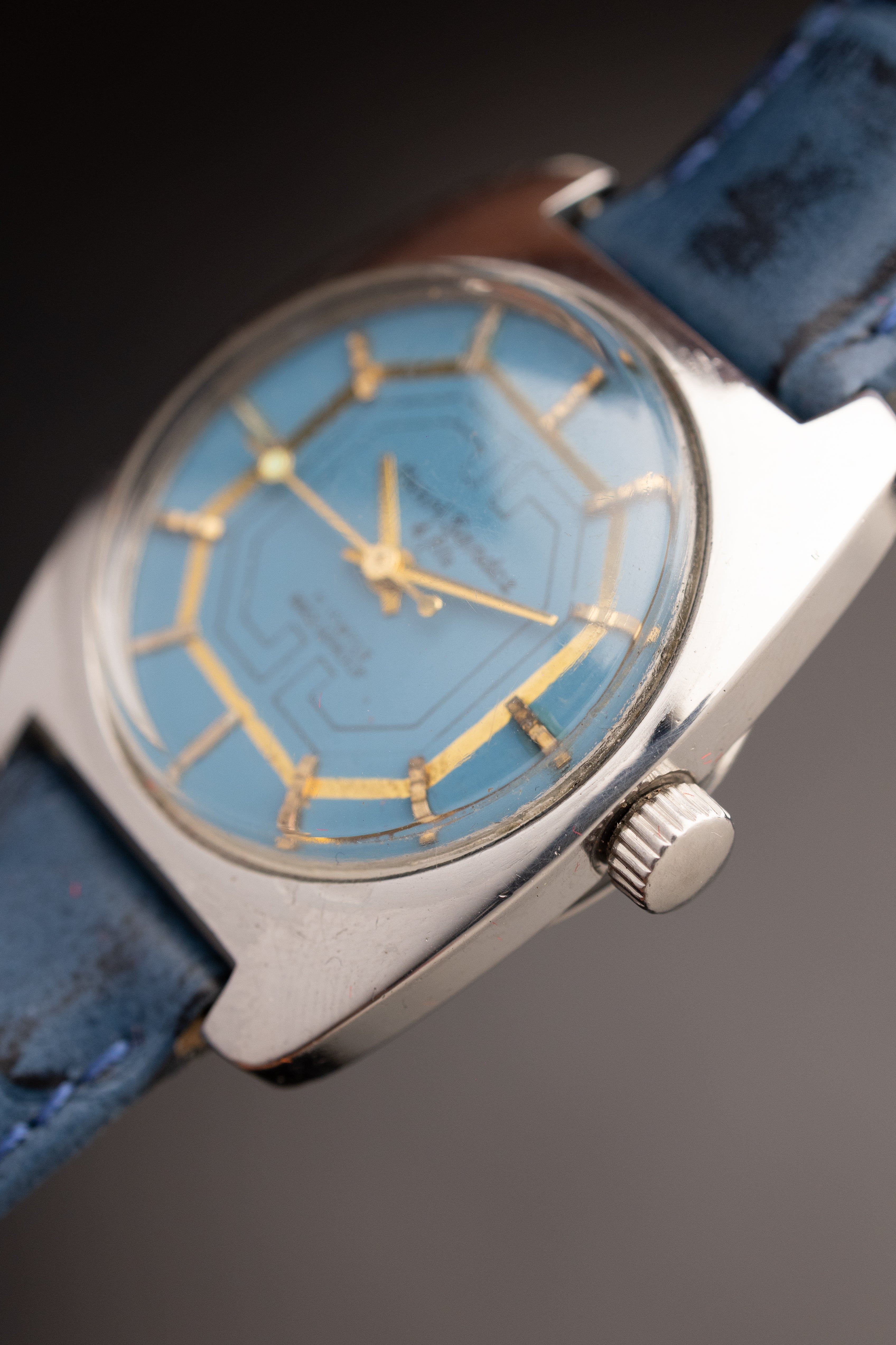 Henri Sandoz & Fils Blue (Ref. 1761Y-88) (32mm; Manual) (Rare)