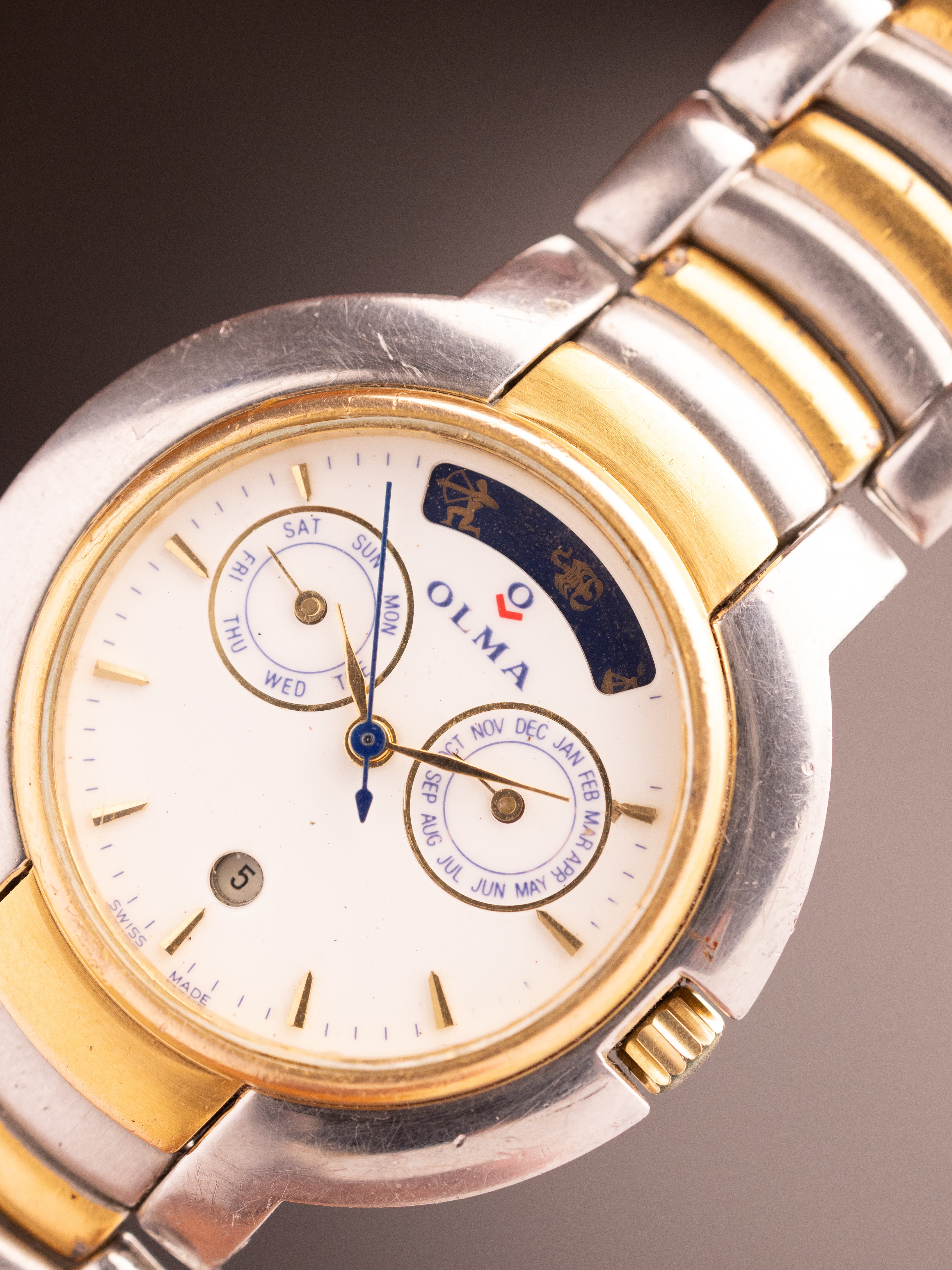 OLMA by Numa Jeannin Solstice (Ref. 9556-054-62) (35mm; Quartz) (Super Rare)