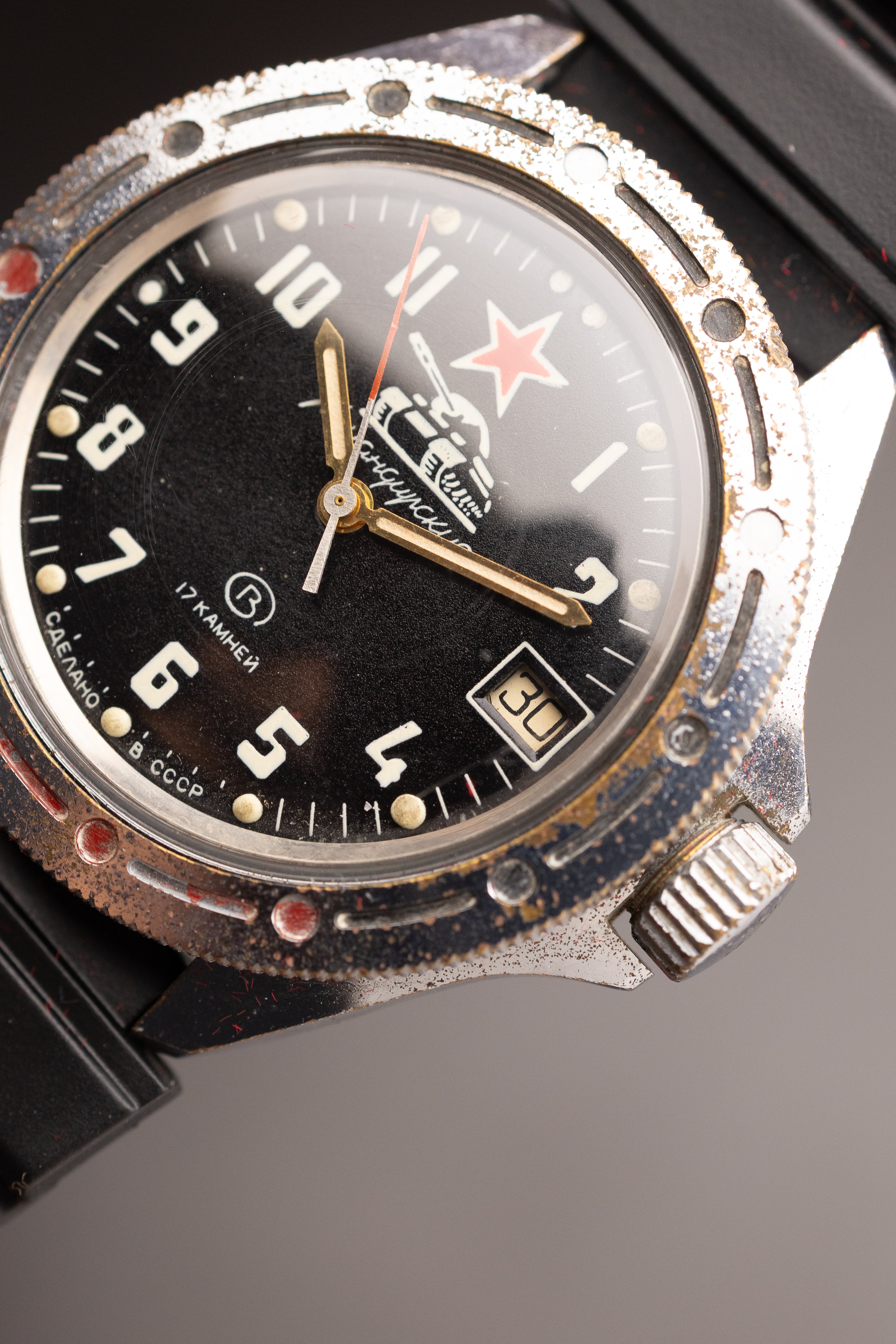 Vostok Komandirskie Amphibian Commander (Ref. 257866) (40mm; Manual)