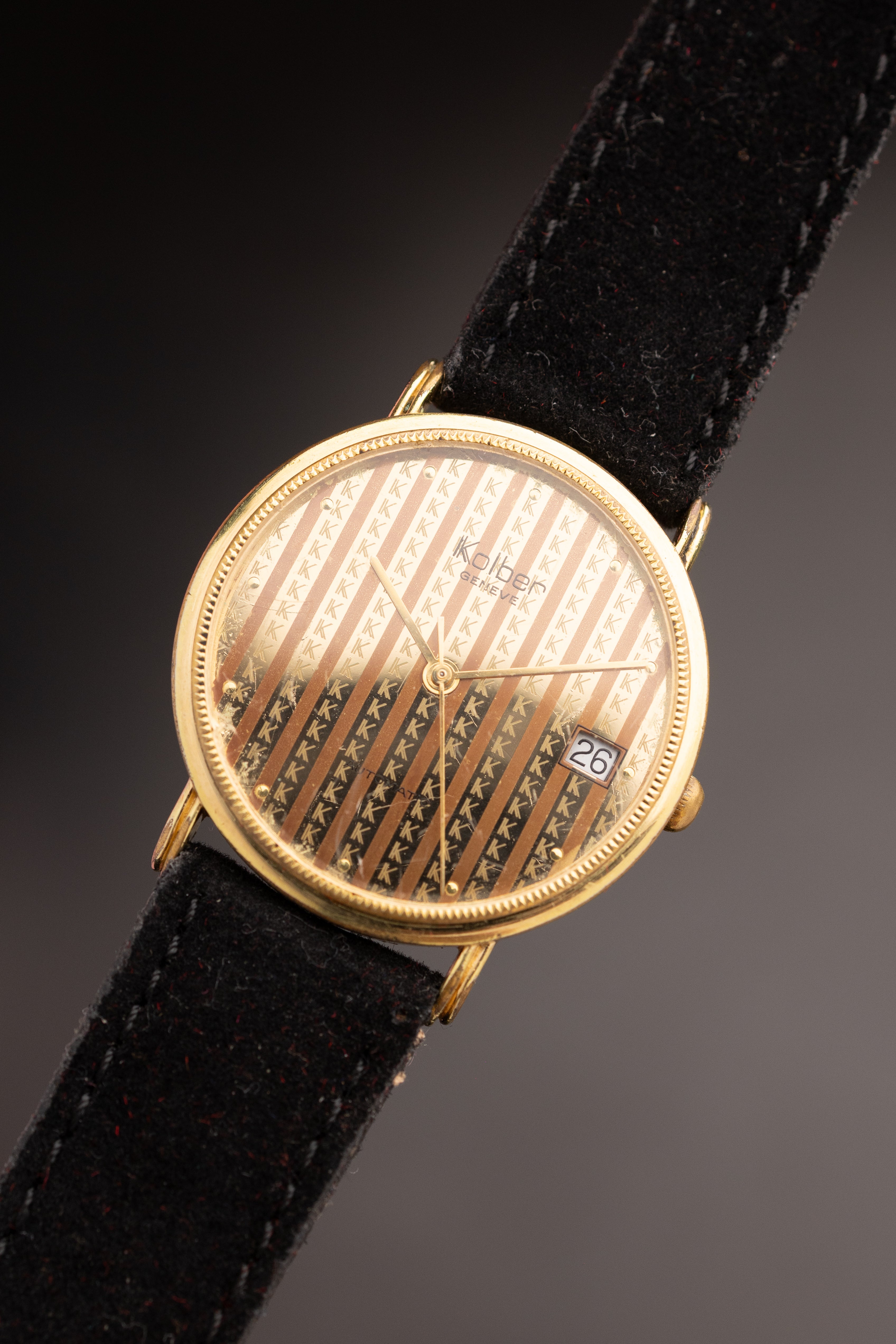 Kolber Genev Gold 3D Dial (Ref. GA 2824 02) (32mm; Automatic) (Very Rare)