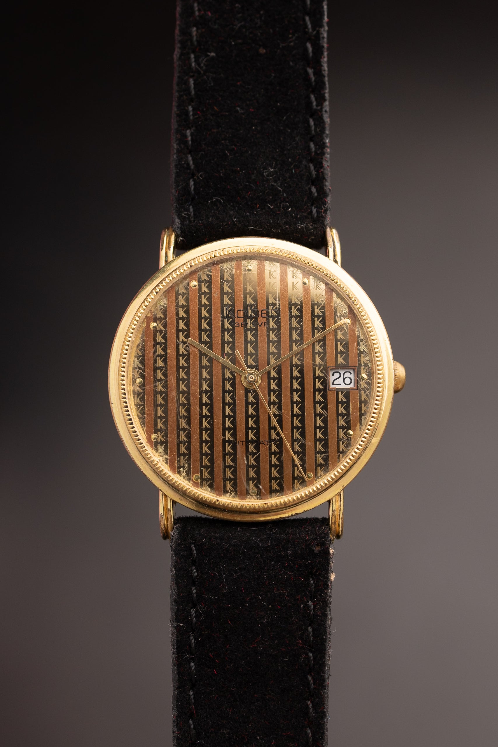 Kolber Genev Gold 3D Dial (Ref. GA 2824 02) (32mm; Automatic) (Very Rare)