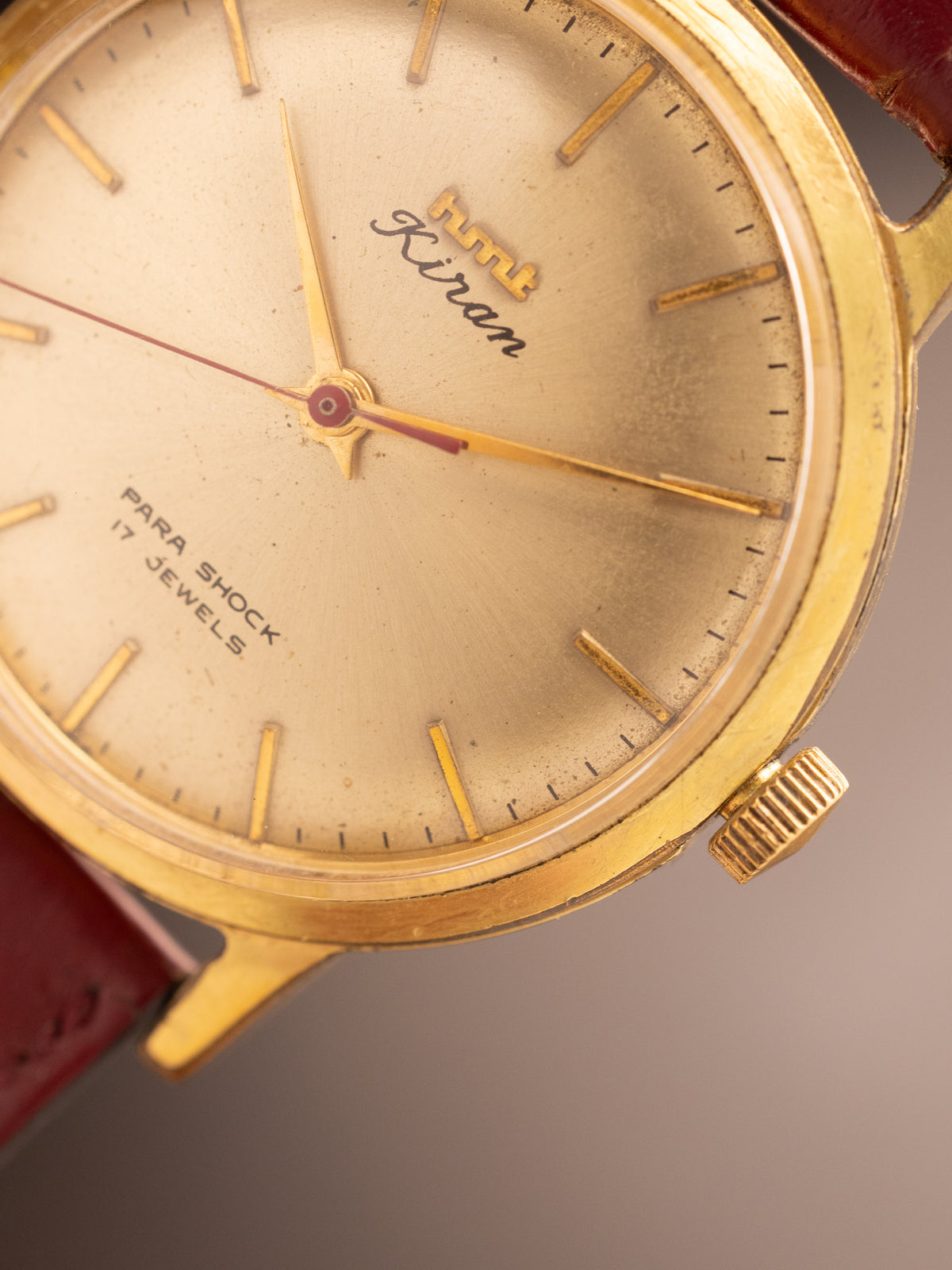 HMT Kiran Sunburst Gold Dial Super Mint Very Rare ( 030585 )