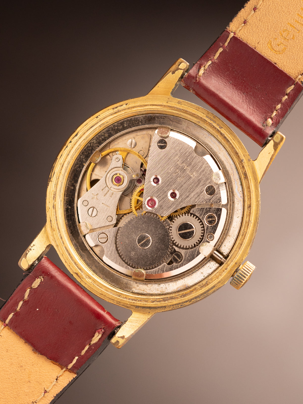 HMT Kiran Sunburst Gold Dial Super Mint Very Rare ( 030585 )