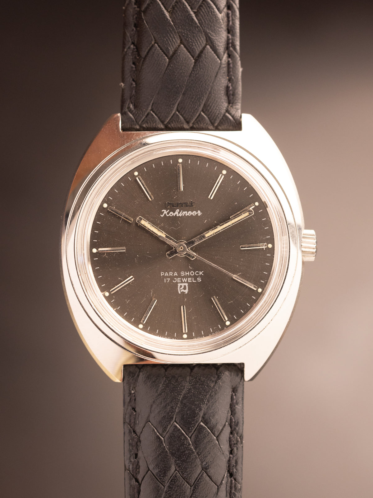 HMT Kohinoor Sunburst Grey Dial Super Mint ( 040810 )
