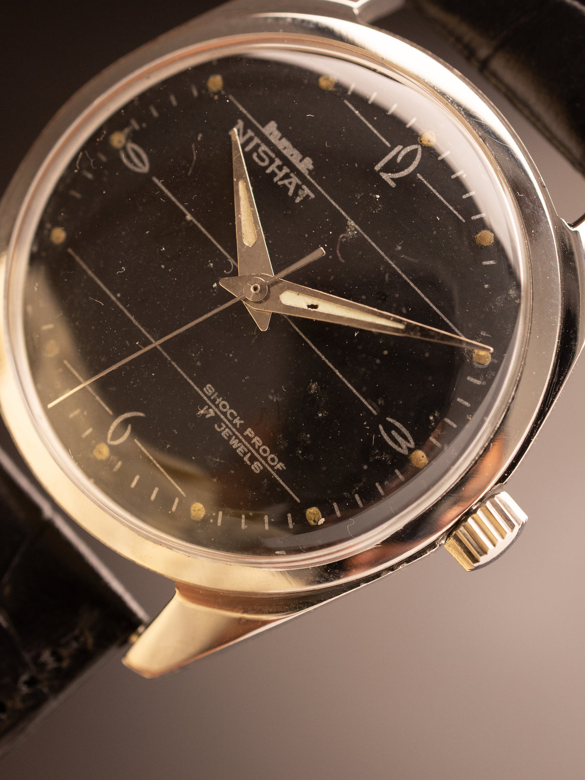 HMT Nishat Notebook Black Dial Black Strap Super Mint Rare ( 140171 )