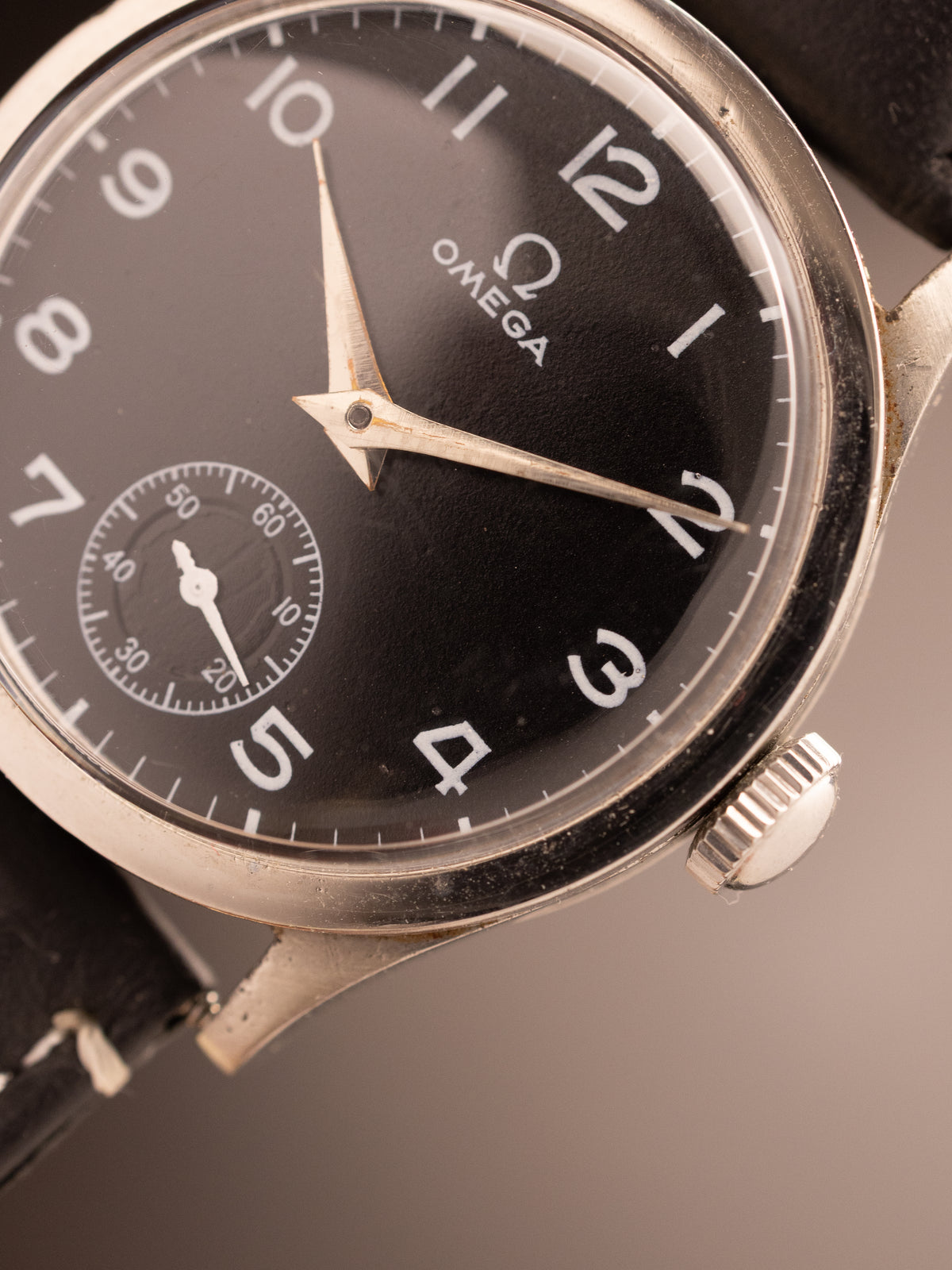Omega Military Dial ( Ref Unknown ) Repainted Dial
