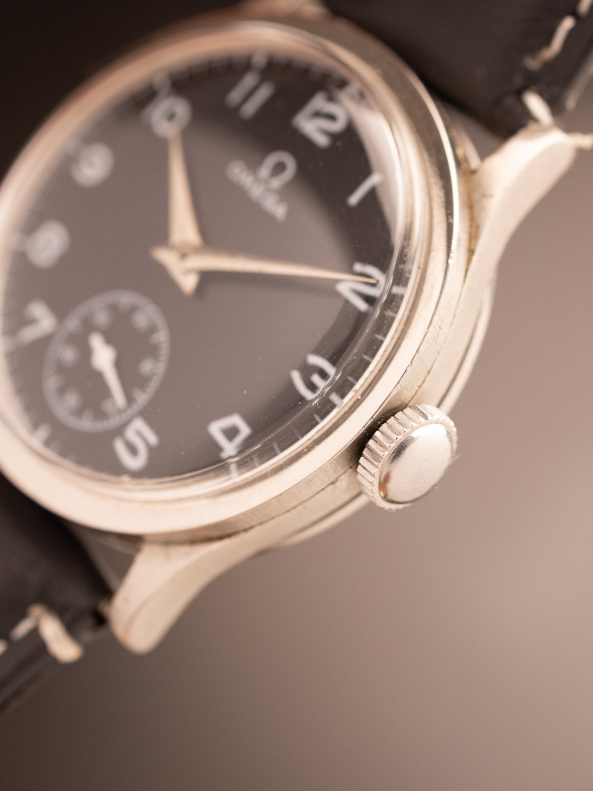 Omega Military Dial ( Ref Unknown ) Repainted Dial