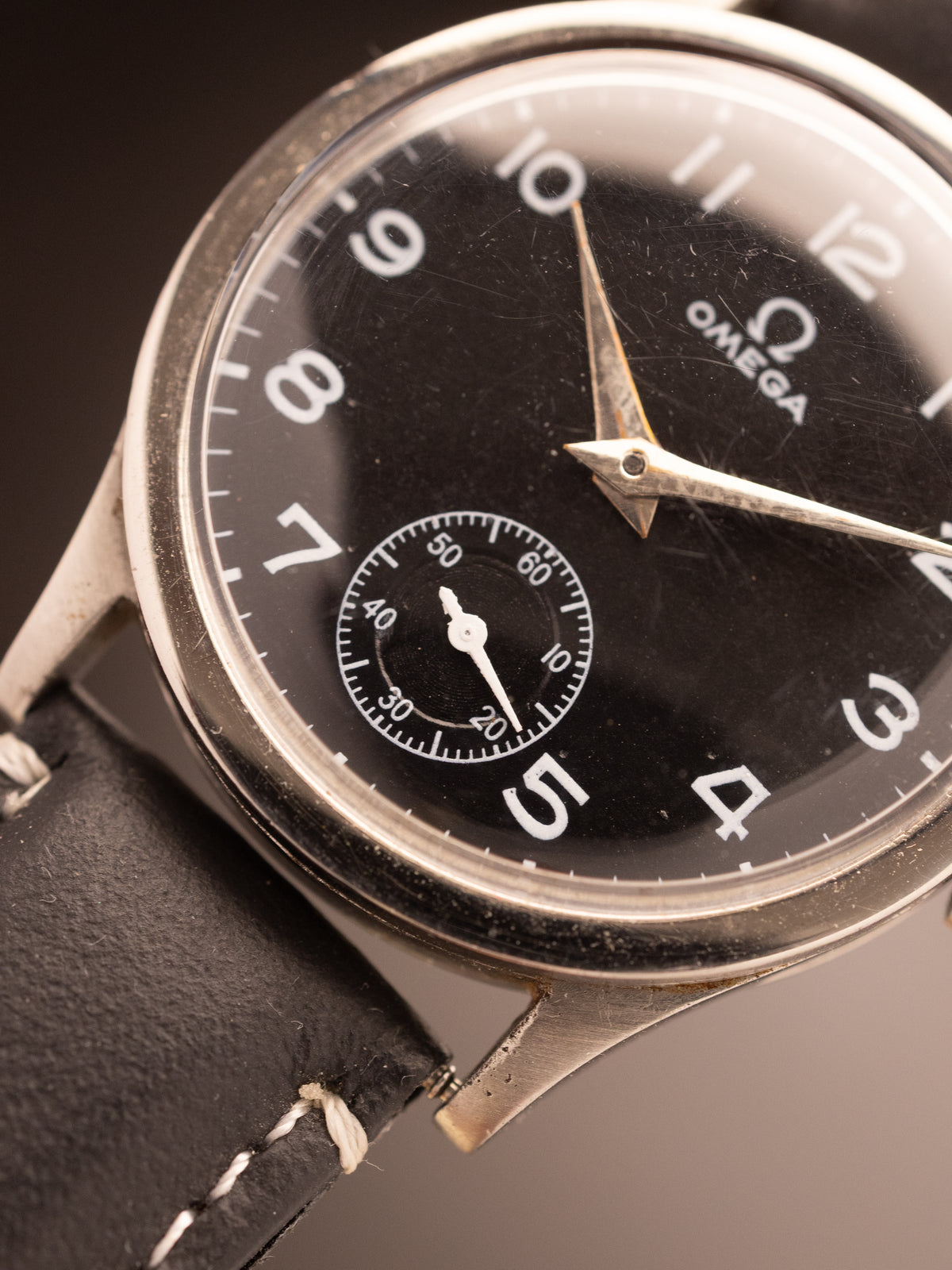 Omega Military Dial ( Ref Unknown ) Repainted Dial
