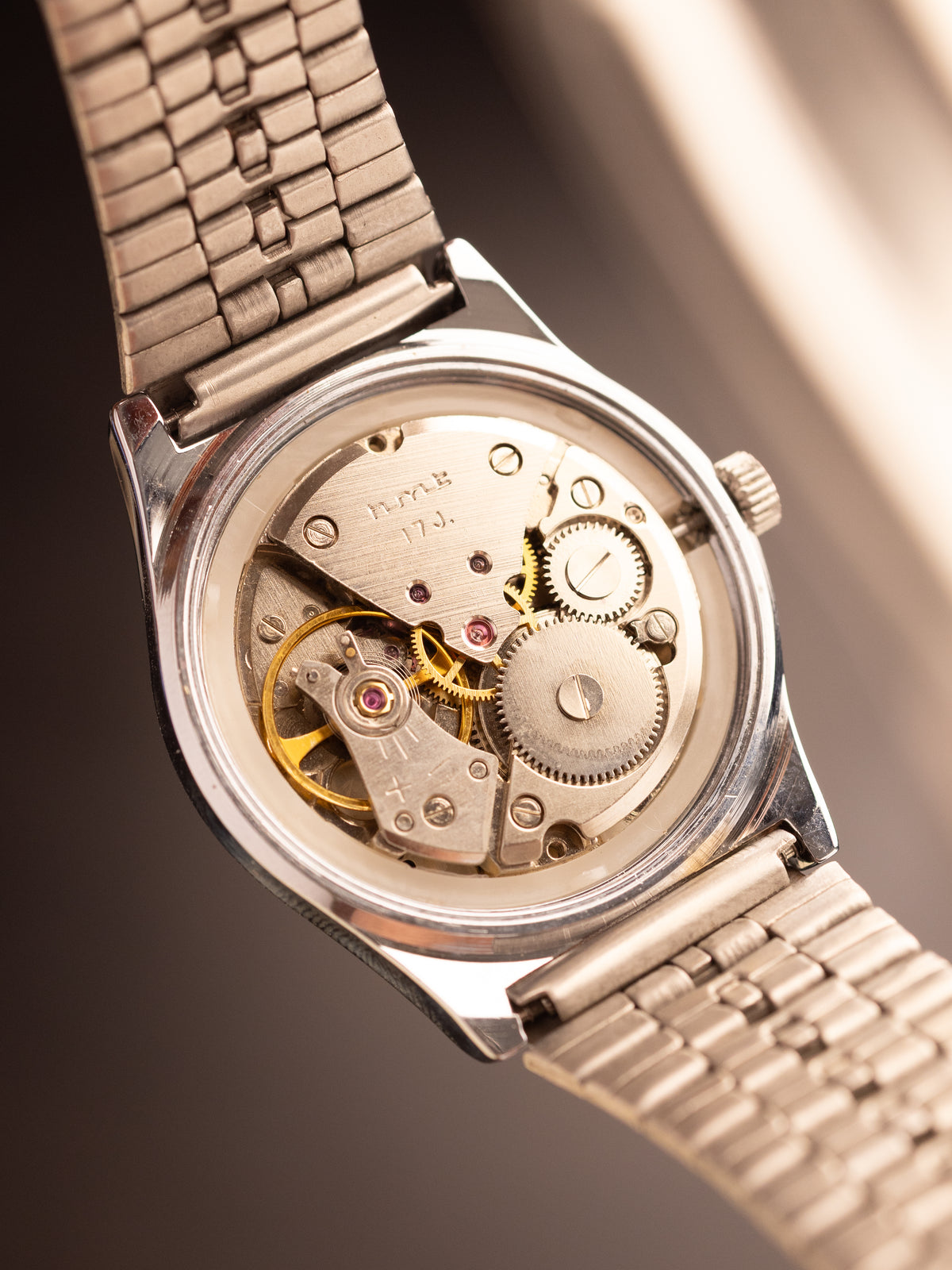 HMT Deepak NOS Yellow Brown Dial ( 599070 )