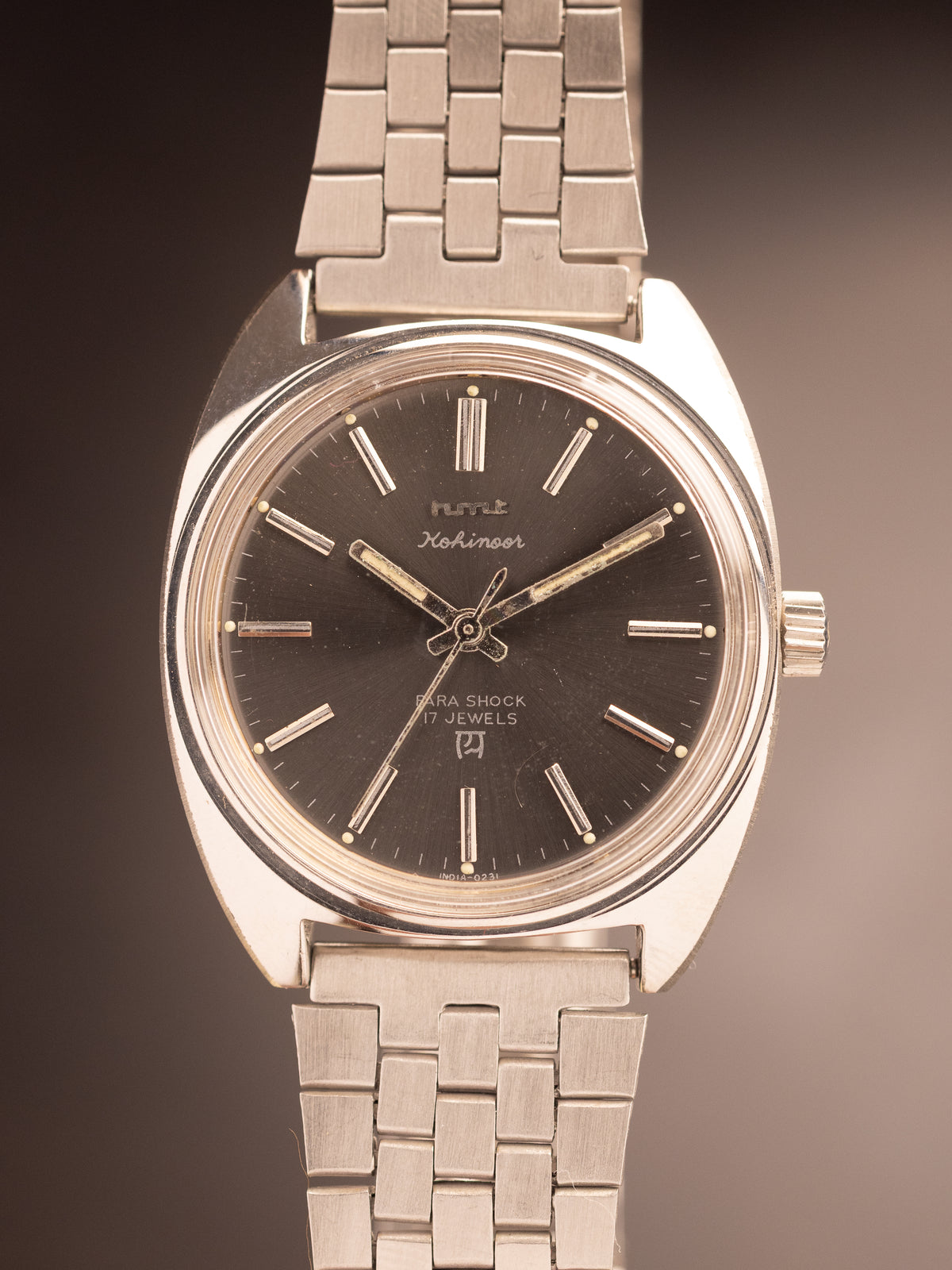 HMT Kohinoor Sunburst Grey Dial Super Mint ( 050696 )