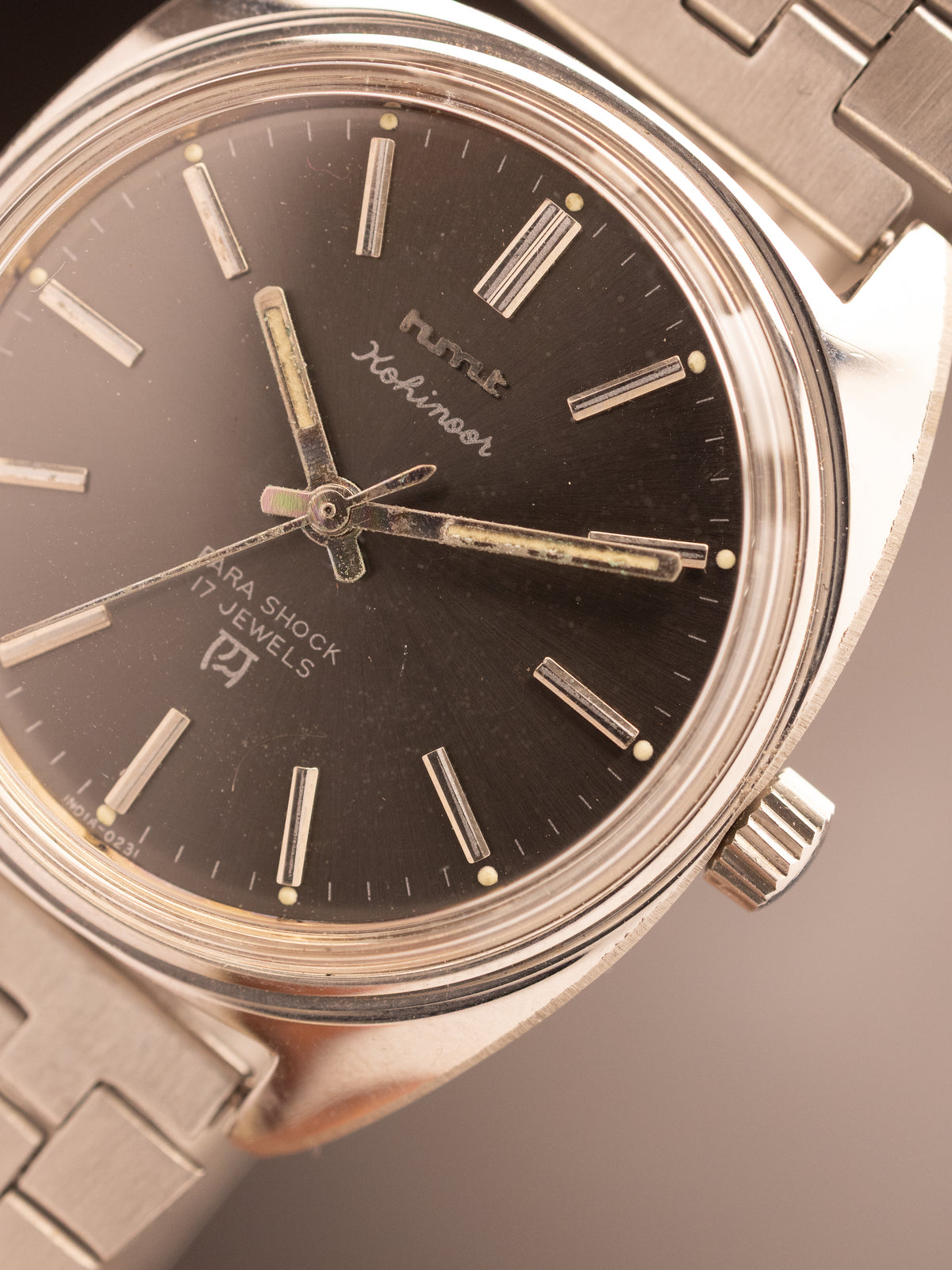 HMT Kohinoor Sunburst Grey Dial Super Mint ( 050696 )