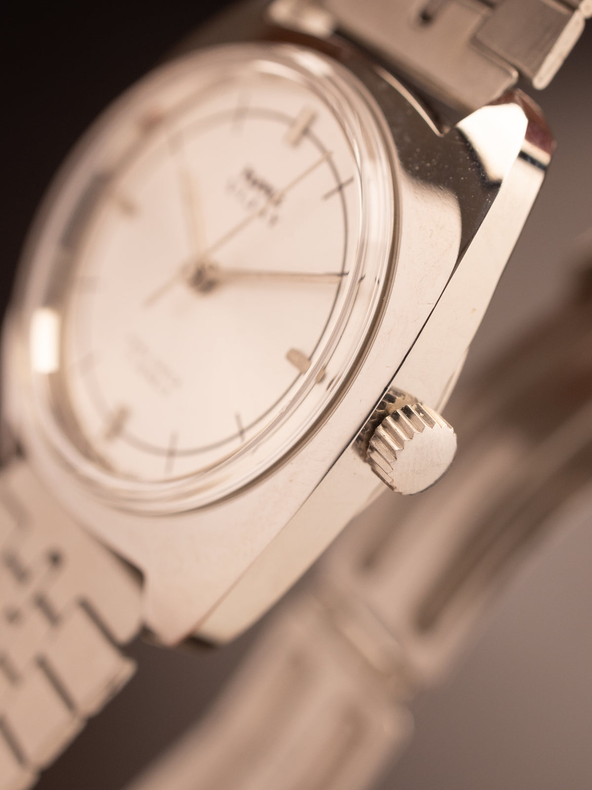 HMT Vijay Sunburst Silver Dial NOS ( 040311 )