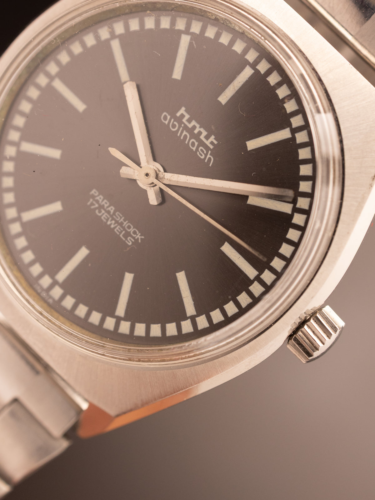 HMT Avinash Grey Dial NOS Stock Bracelet ( 130277 )