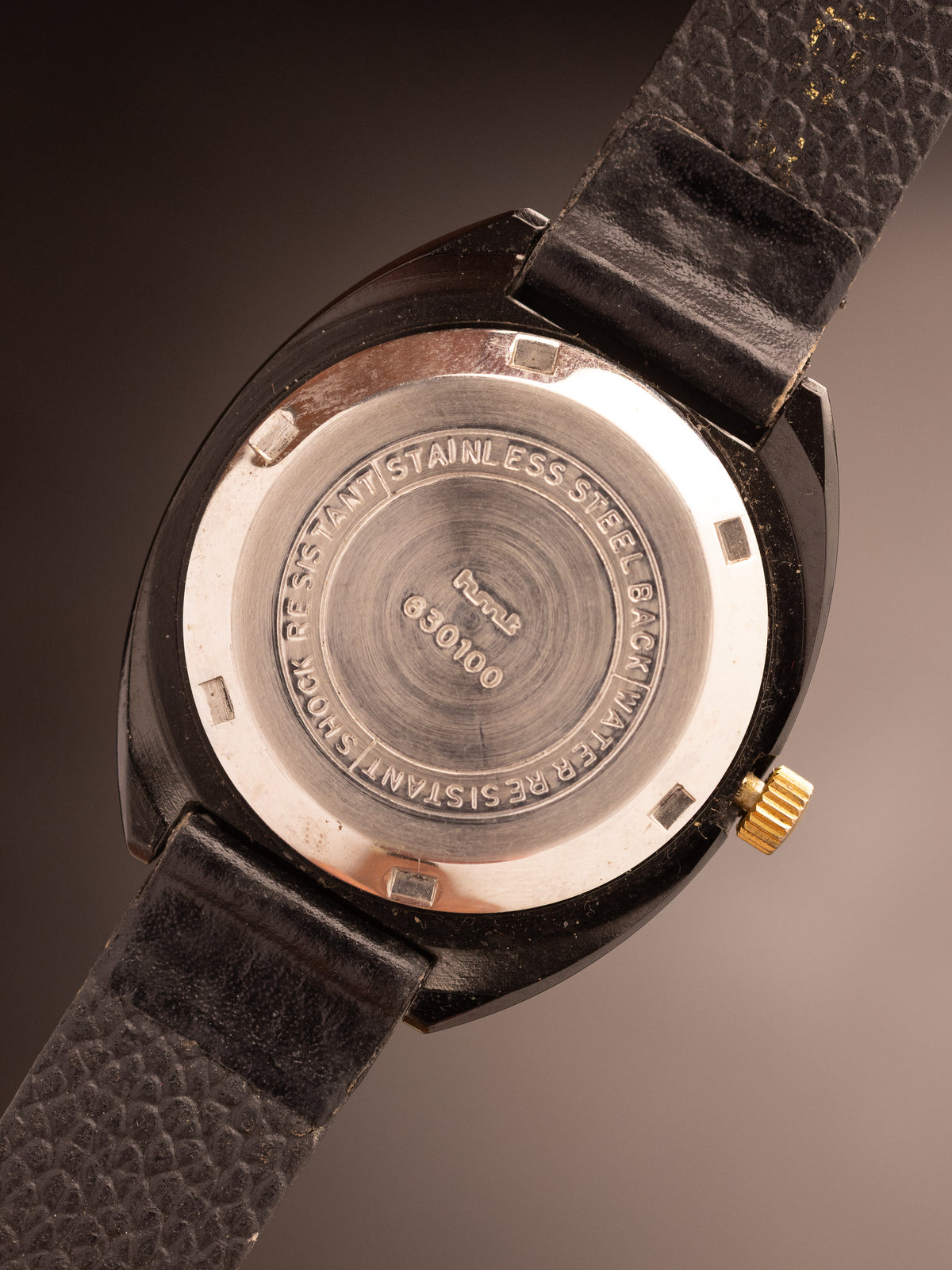HMT Kajal Black Case Gold Dial Super Mint ( 630100 )