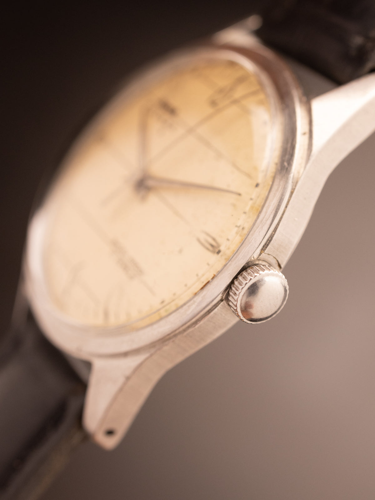 HMT Chinar Notebook White Dial Black Strap ( 140175 )