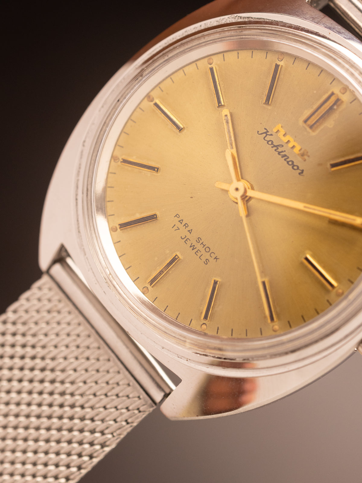 HMT Kohinoor Gold Dial NOS ( 130284 )