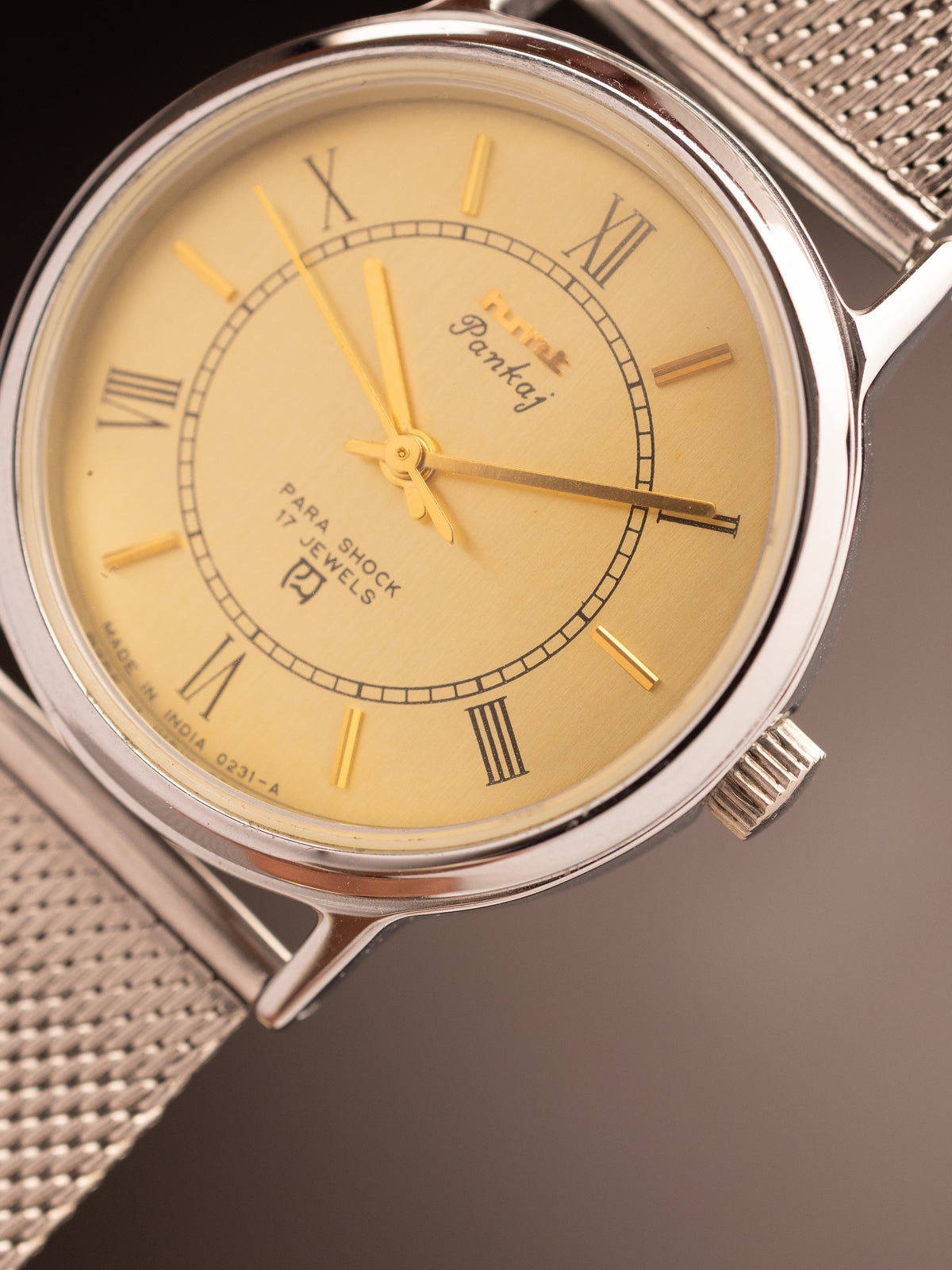 HMT Pankaj Gold Dial NOS 2 ( 599070 )