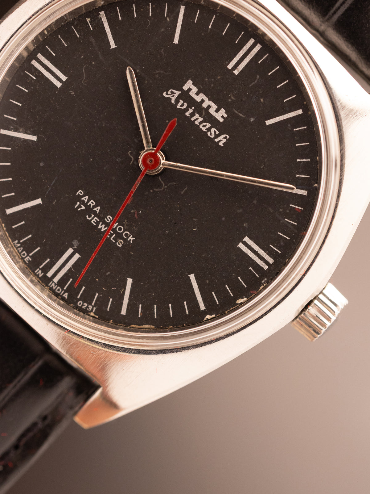 HMT Avinash Single Tone Black Dial Super Mint ( 040806 )
