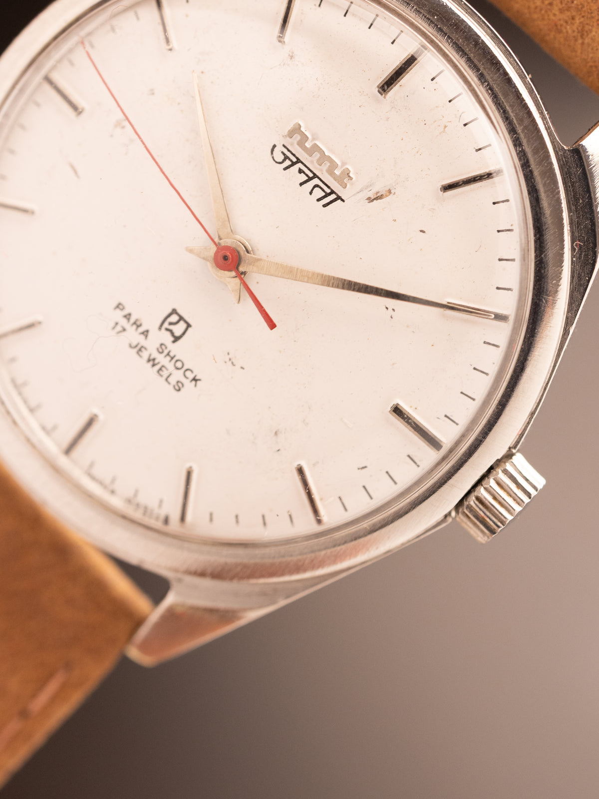 HMT Janata Hindi White Dial Mint Red Marker 2  ( 2092762 009-08  )