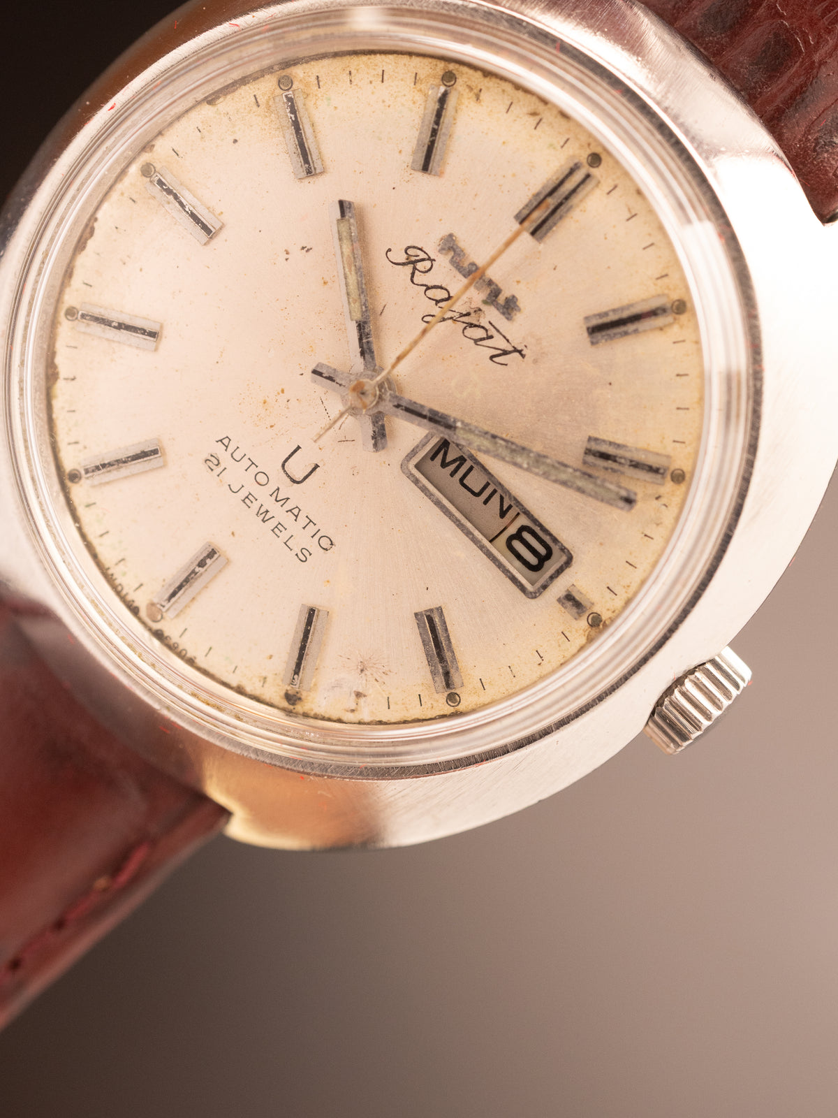 HMT Rajat Maroon Strap ( 130100 1038477 )