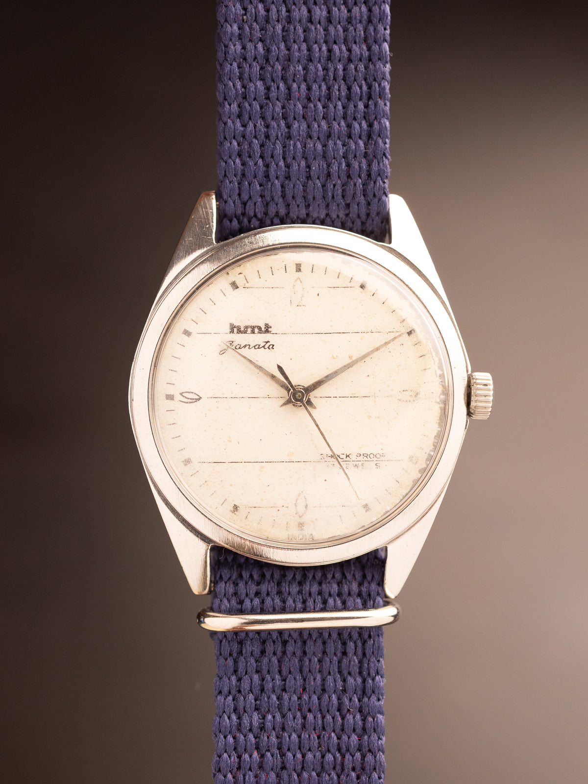 HMT Janata Art Deco Nato Strap ( 0393 )
