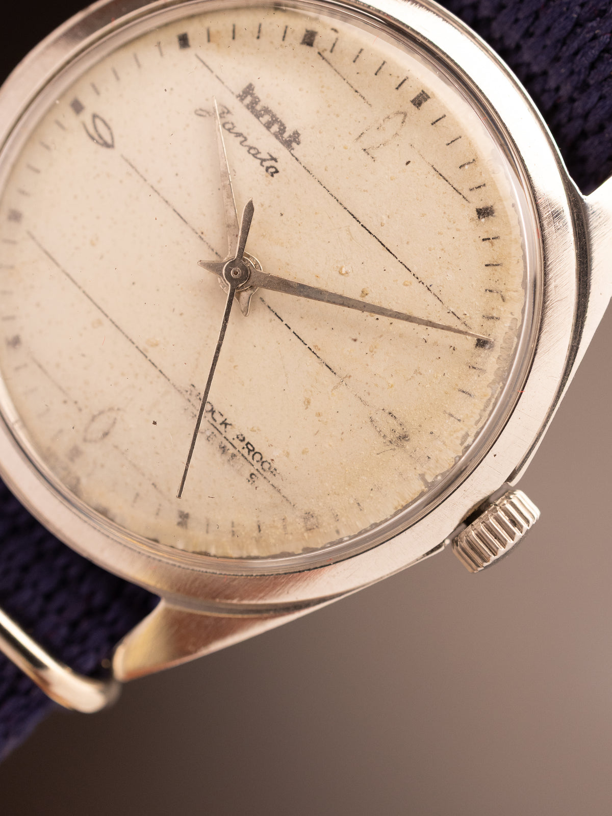 HMT Janata Art Deco Nato Strap ( 0393 )