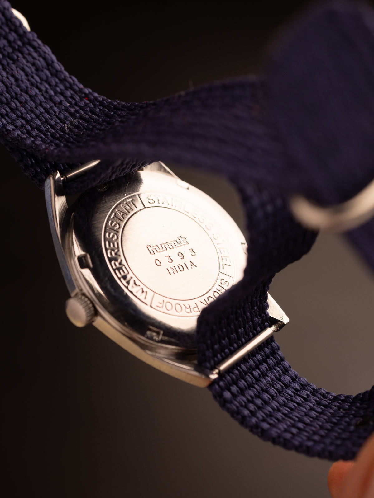 HMT Janata Art Deco Nato Strap ( 0393 )