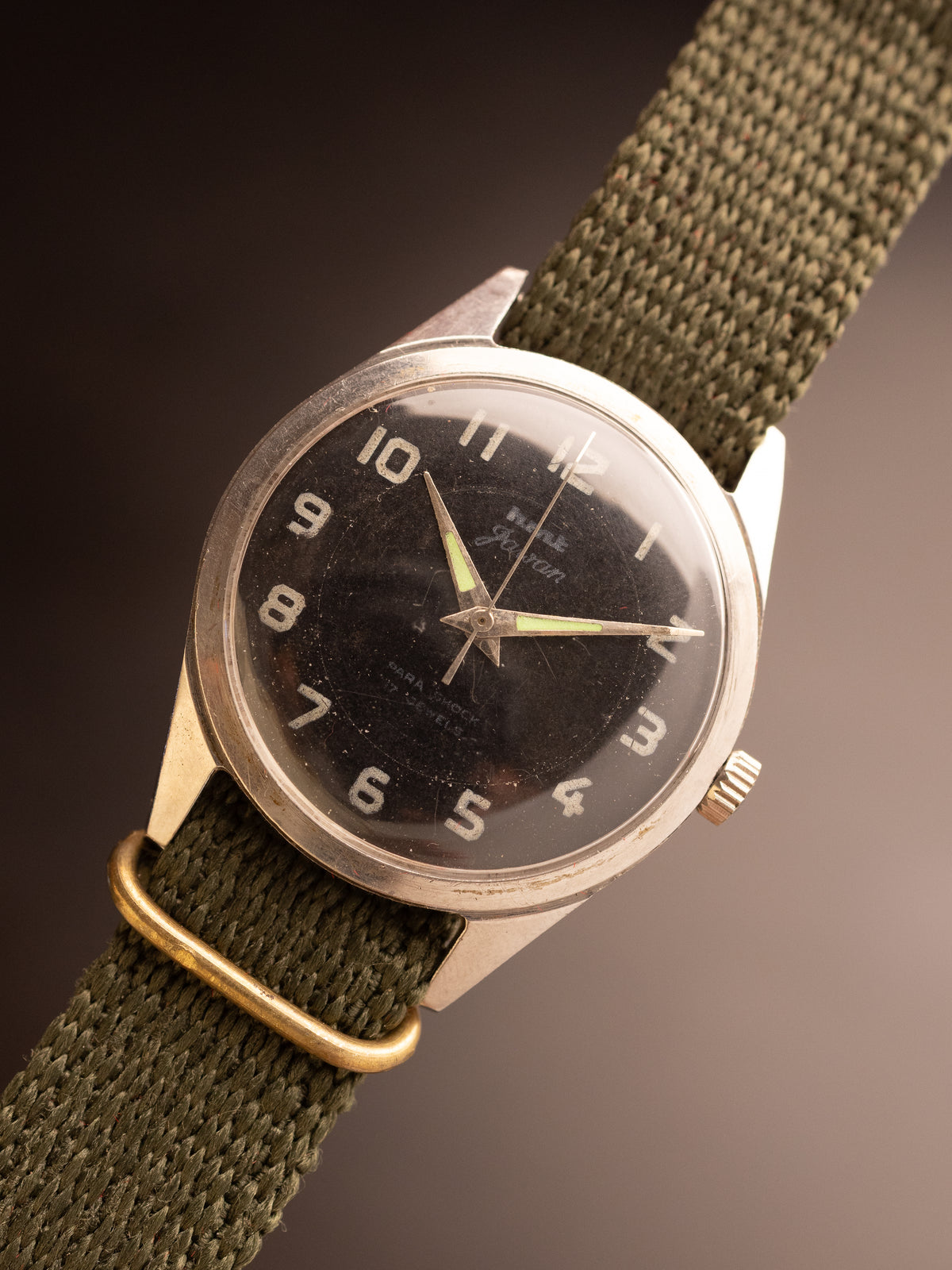 HMT Jawan Green Nato Strap 0214007 ( W10/IWJ-1150 GB 11212 )