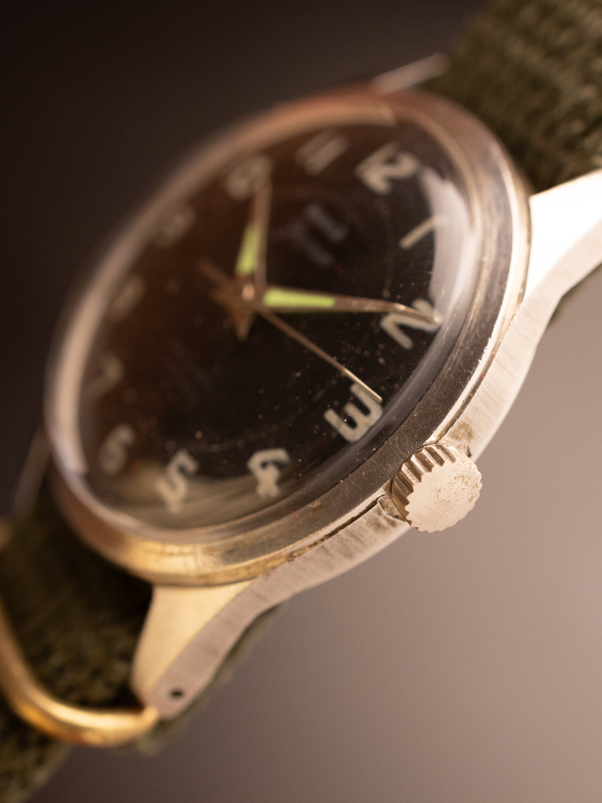 HMT Jawan Green Nato Strap 0214007 ( W10/IWJ-1150 GB 11212 )