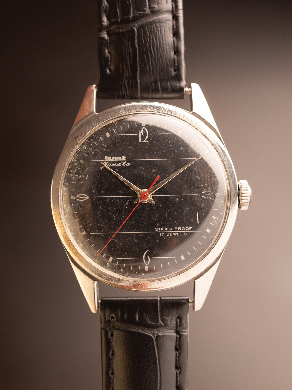 HMT Janata Notebook Black Dial Rare ( 1408002 )
