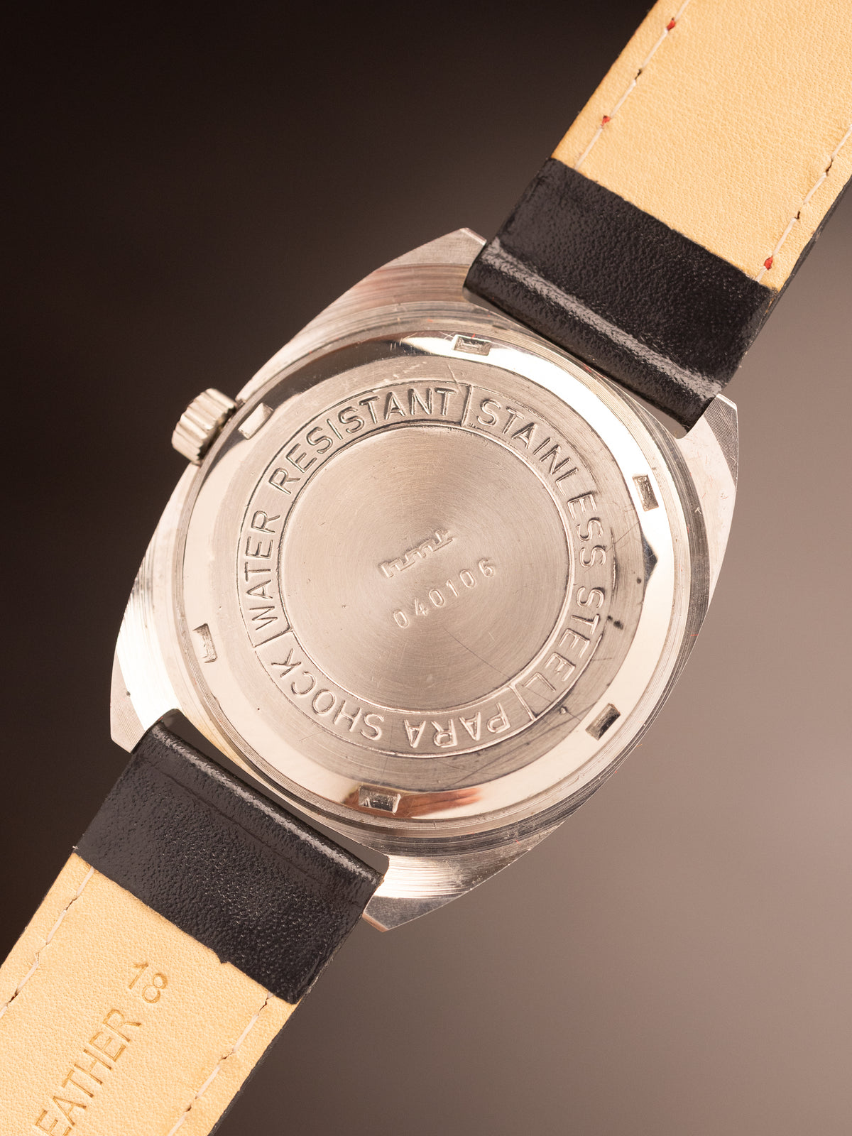 HMT Vijay Single Tone Black Dial Gold Indices Super Mint ( 040106 )