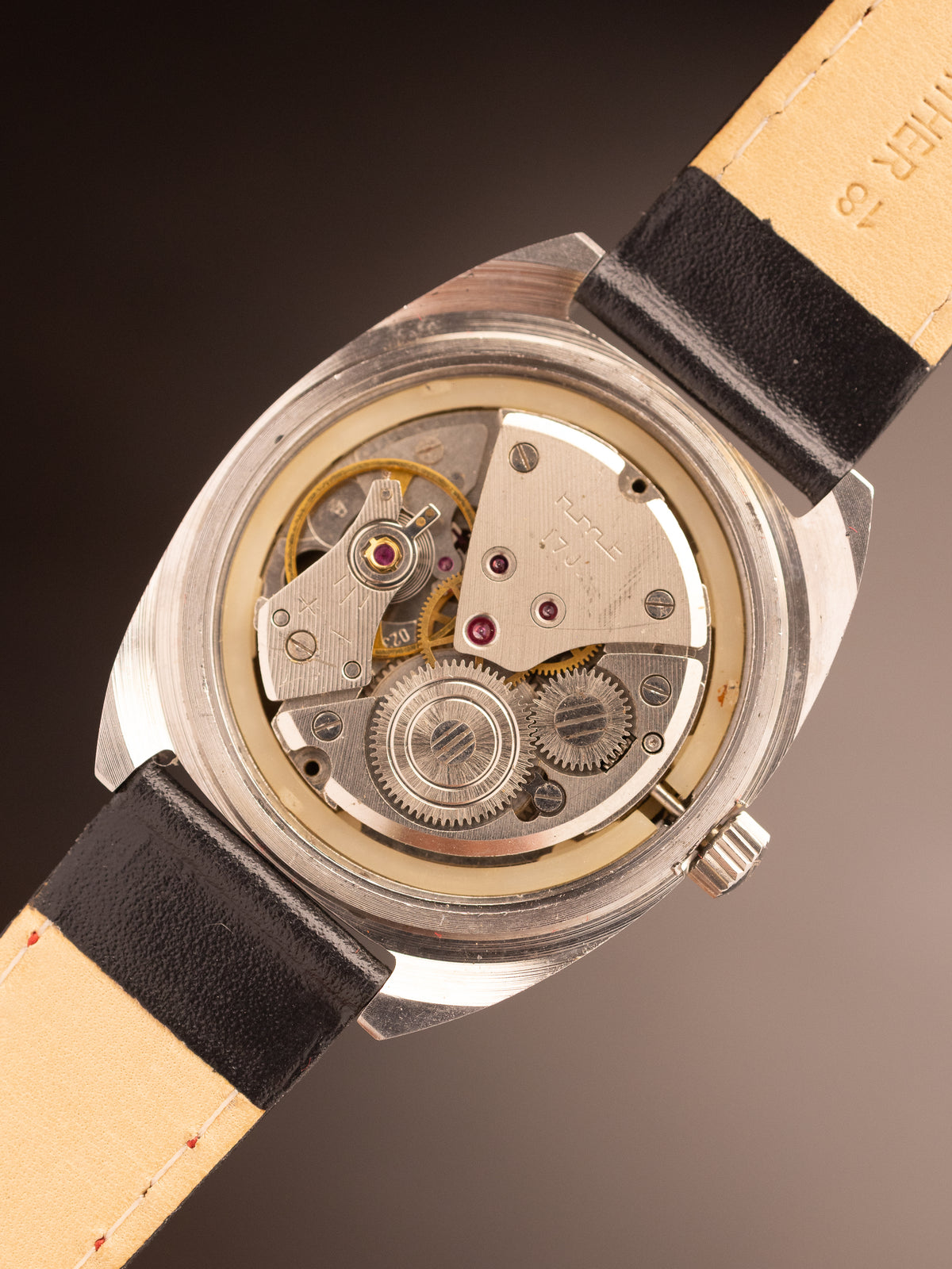 HMT Vijay Single Tone Black Dial Gold Indices Super Mint ( 040106 )