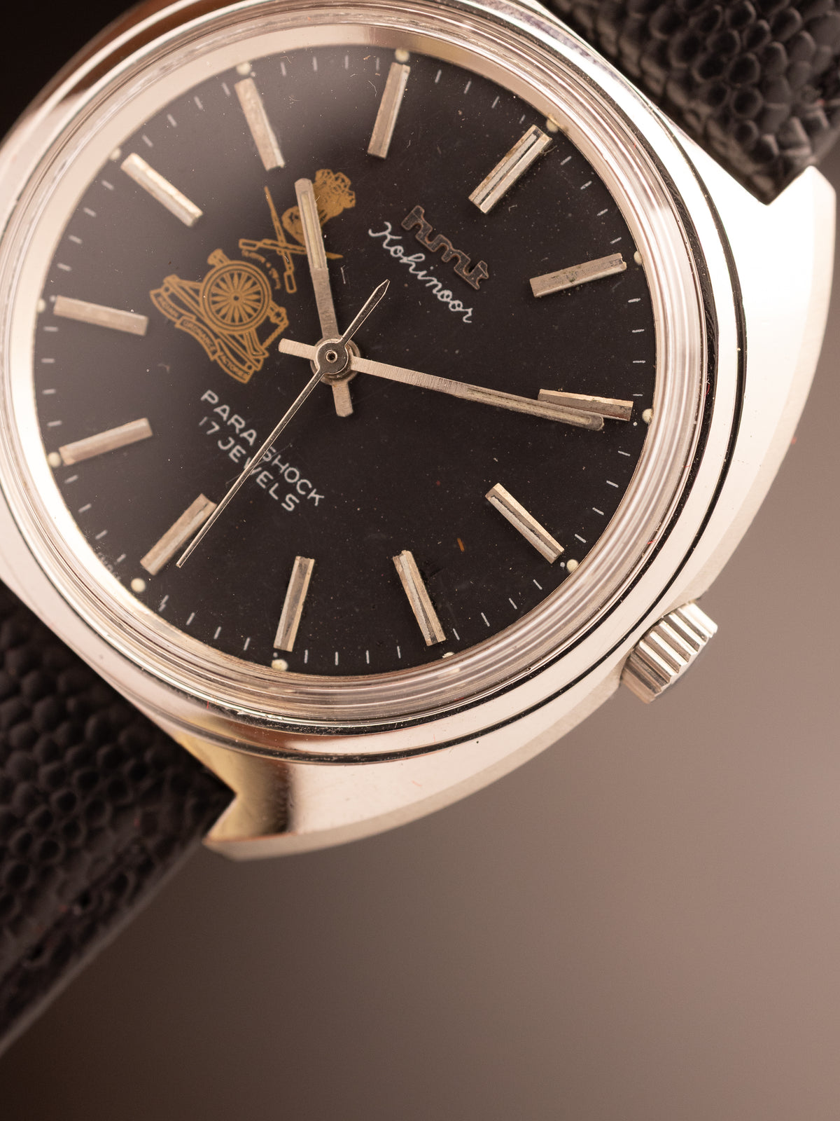 HMT Kohinoor Black Dial Indian Army Artillery Regiment Edition3 ( 130577 HT )