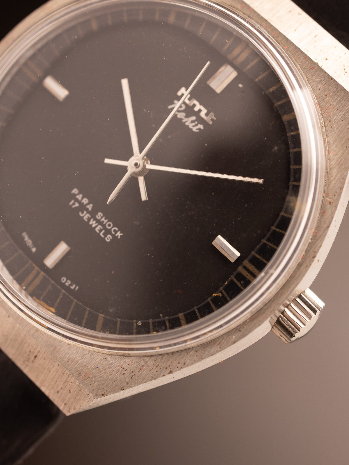 HMT Rohit Black Dial Vintage Super Mint ( 051194 )
