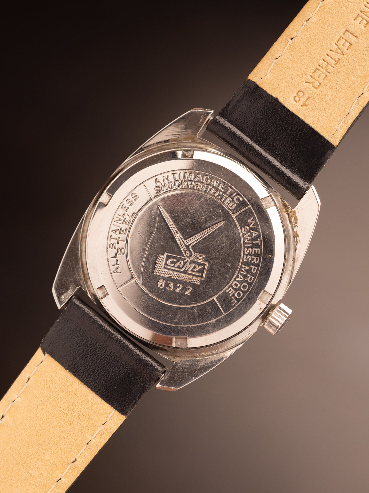 Camy Silver Bird Rare Blue Dial Super Mint ( 6322 )
