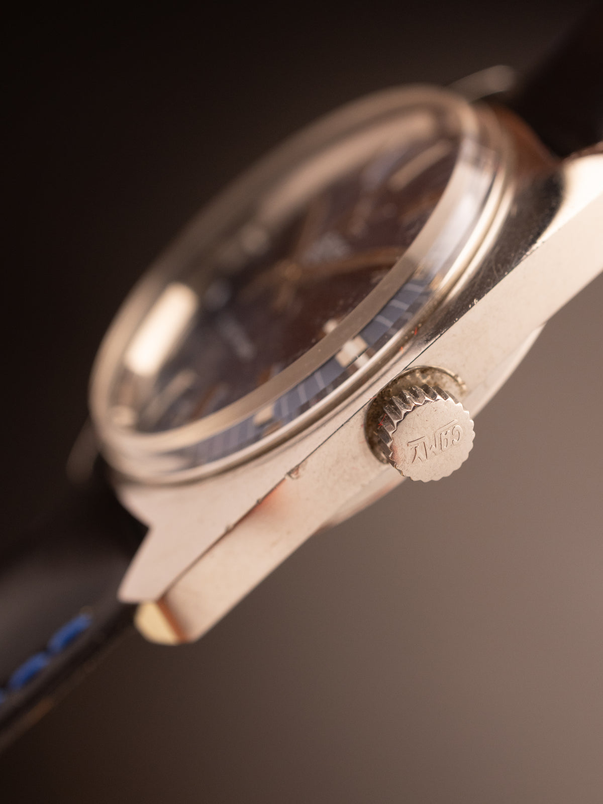 Camy Silver Bird Rare Blue Dial Super Mint ( 6322 )