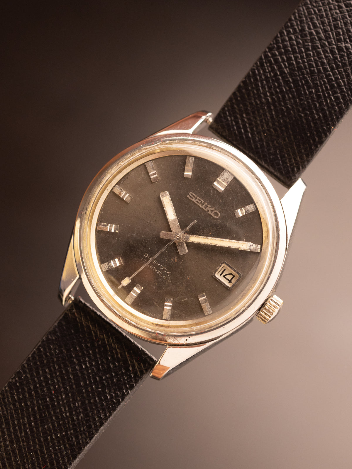Seiko C22 Sea Lion Manual Wind Grey Dial Rare 7800492 ( 6602-8030 )