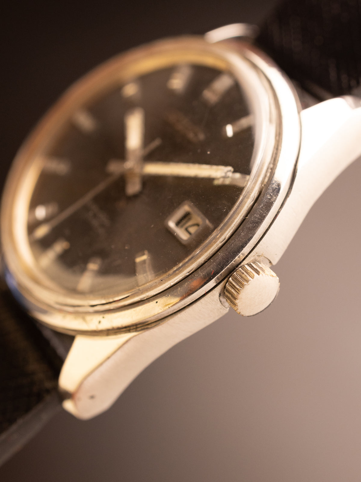 Seiko C22 Sea Lion Manual Wind Grey Dial Rare 7800492 ( 6602-8030 )