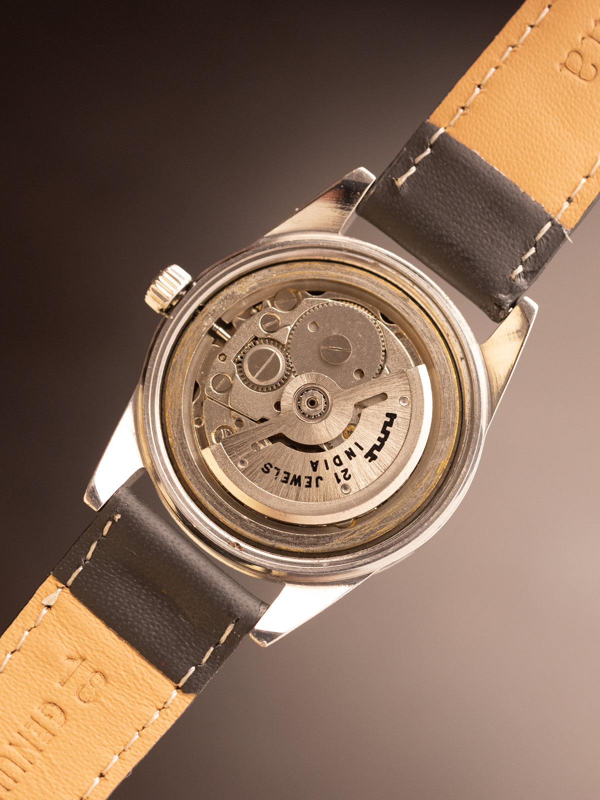 HMT Rajat Vintage Black Dial OLD Case Super Rare ( 650180 )