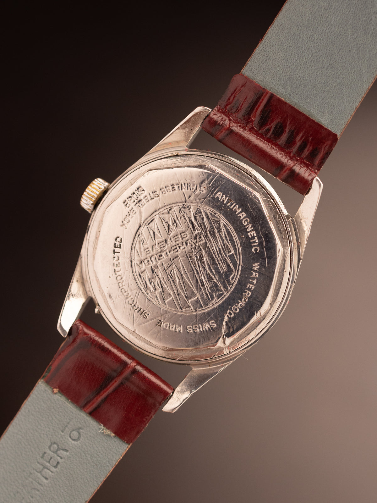 Favre Leuba Sea King Maroon Strap (61092 )